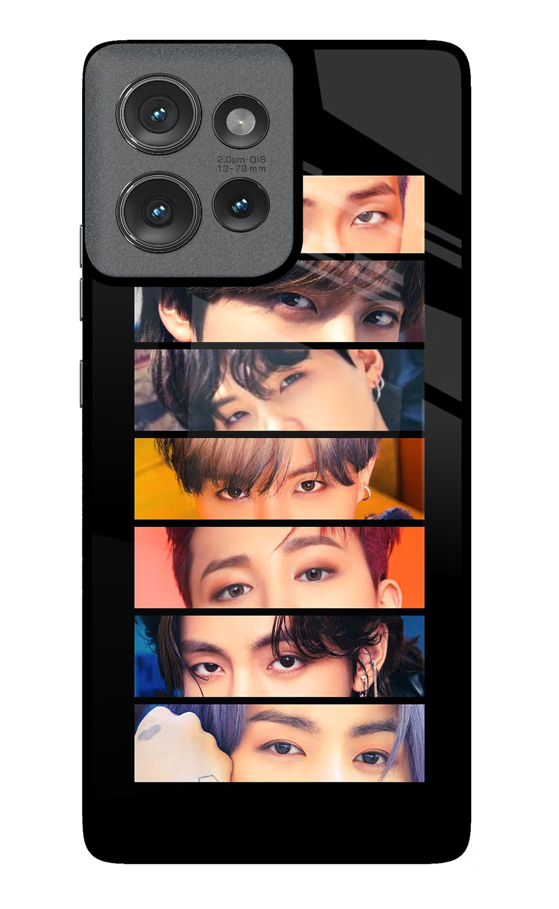 BTS Eyes Moto Edge 50 Glass Case - BTS Eyes Moto Edge 50 Glass Case BTS Eyes Moto Edge 50 Glass Case