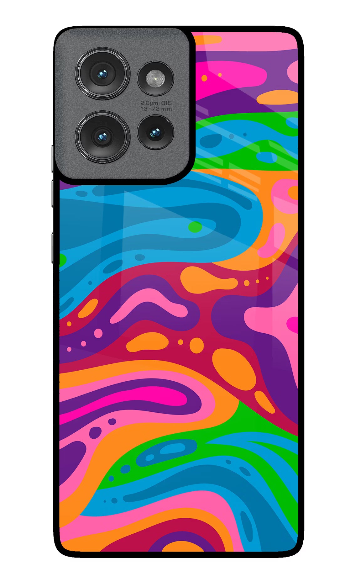 Trippy Pattern Moto Edge 50 Glass Case - Trippy Pattern Moto Edge 50 Glass Case Trippy Pattern Moto Edge 50 Glass Case
