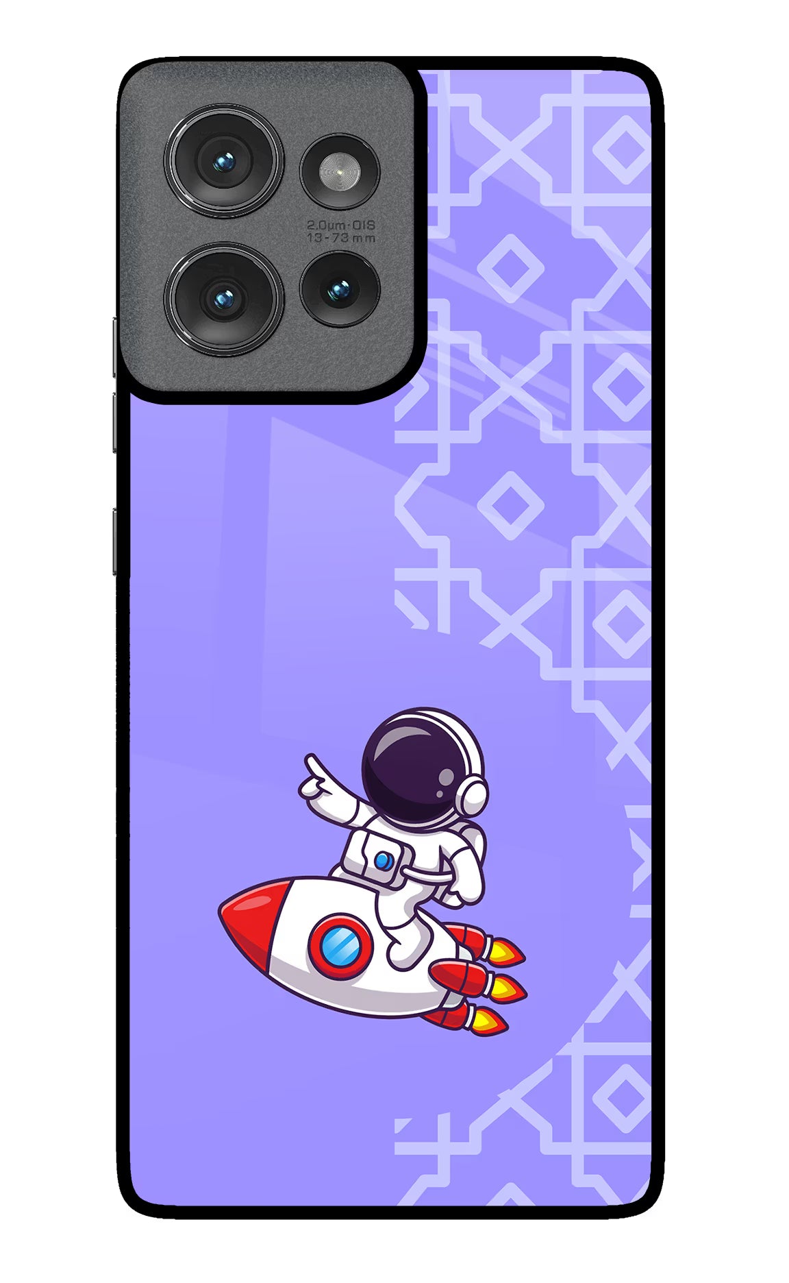 Cute Astronaut Moto Edge 50 Glass Case - Cute Astronaut Moto Edge 50 Glass Case Cute Astronaut Moto Edge 50 Glass Case