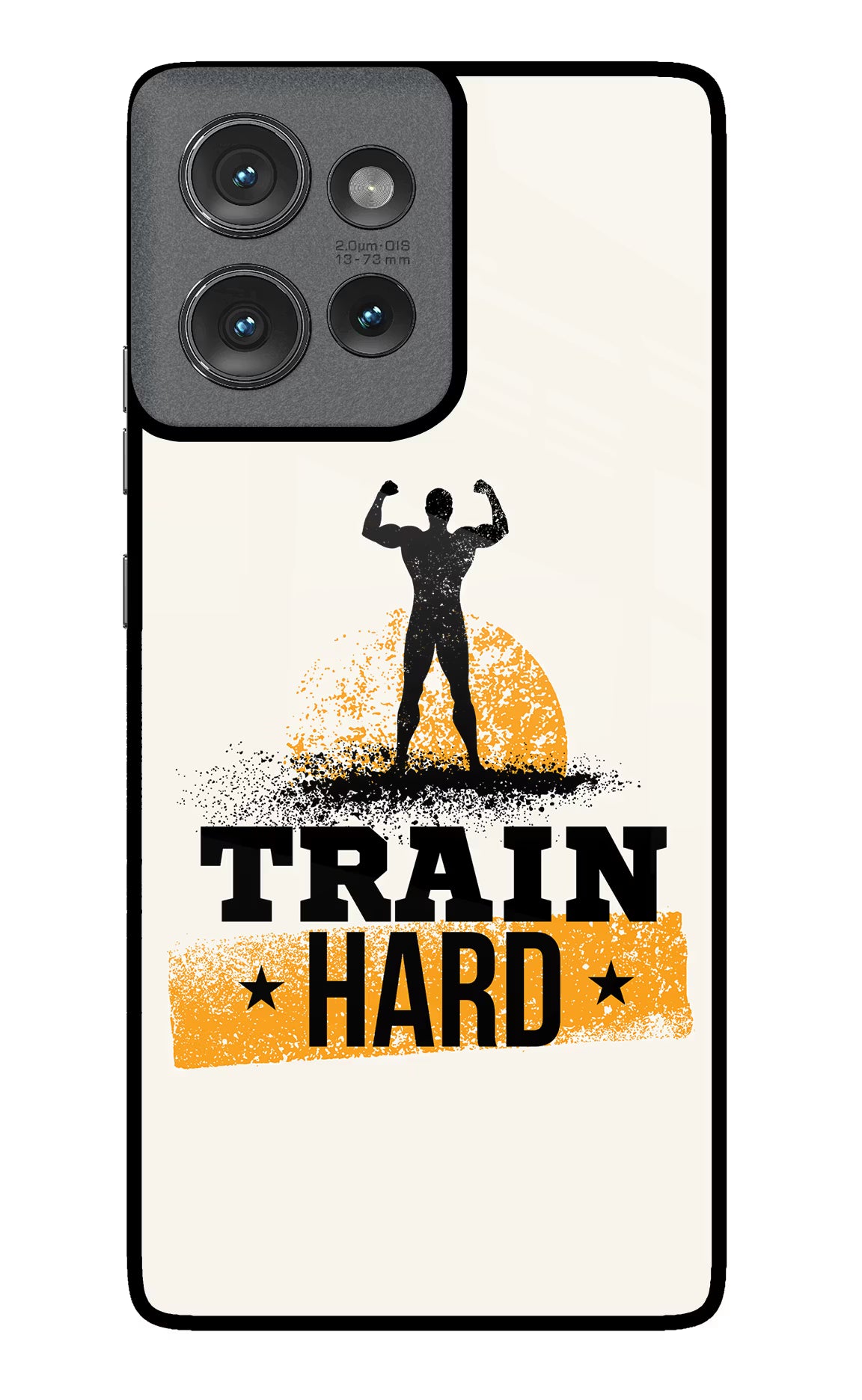 Train Hard Moto Edge 50 Glass Case - Train Hard Moto Edge 50 Glass Case Train Hard Moto Edge 50 Glass Case