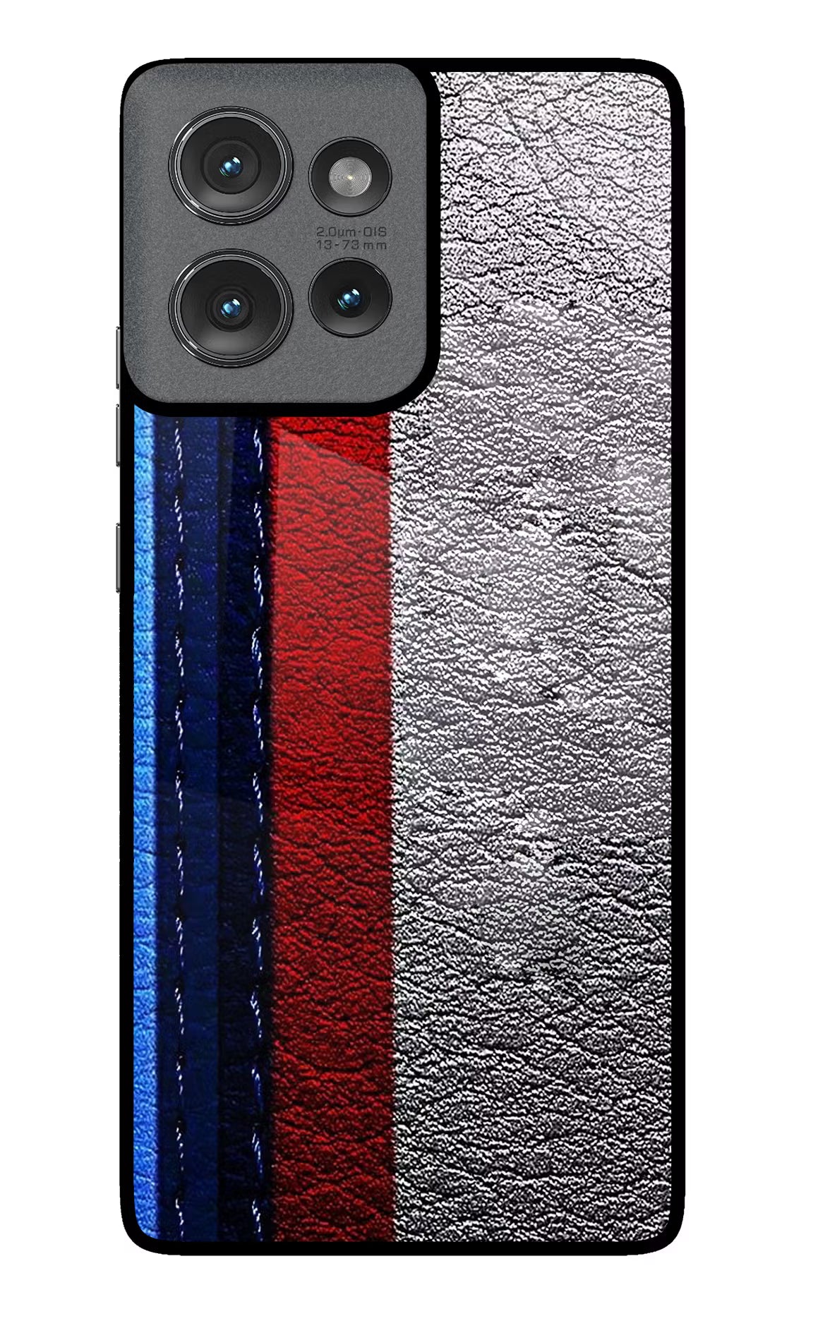 BMW Stripes Moto Edge 50 Glass Case - BMW Stripes Moto Edge 50 Glass Case BMW Stripes Moto Edge 50 Glass Case