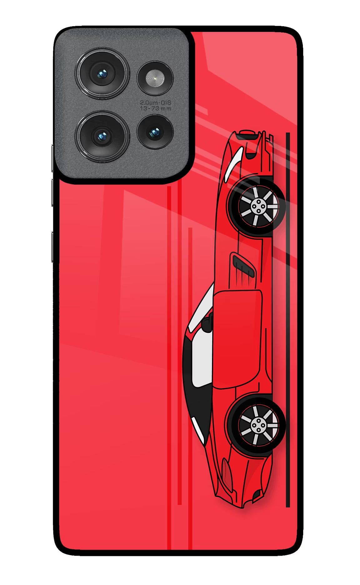 Red Velocity Moto Edge 50 Glass Case - Red Velocity Moto Edge 50 Glass Case Red Velocity Moto Edge 50 Glass Case
