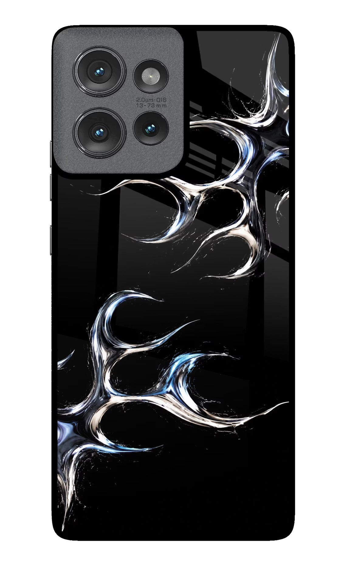 Chrome Tribal Moto Edge 50 Glass Case - Chrome Tribal Moto Edge 50 Glass Case Chrome Tribal Moto Edge 50 Glass Case