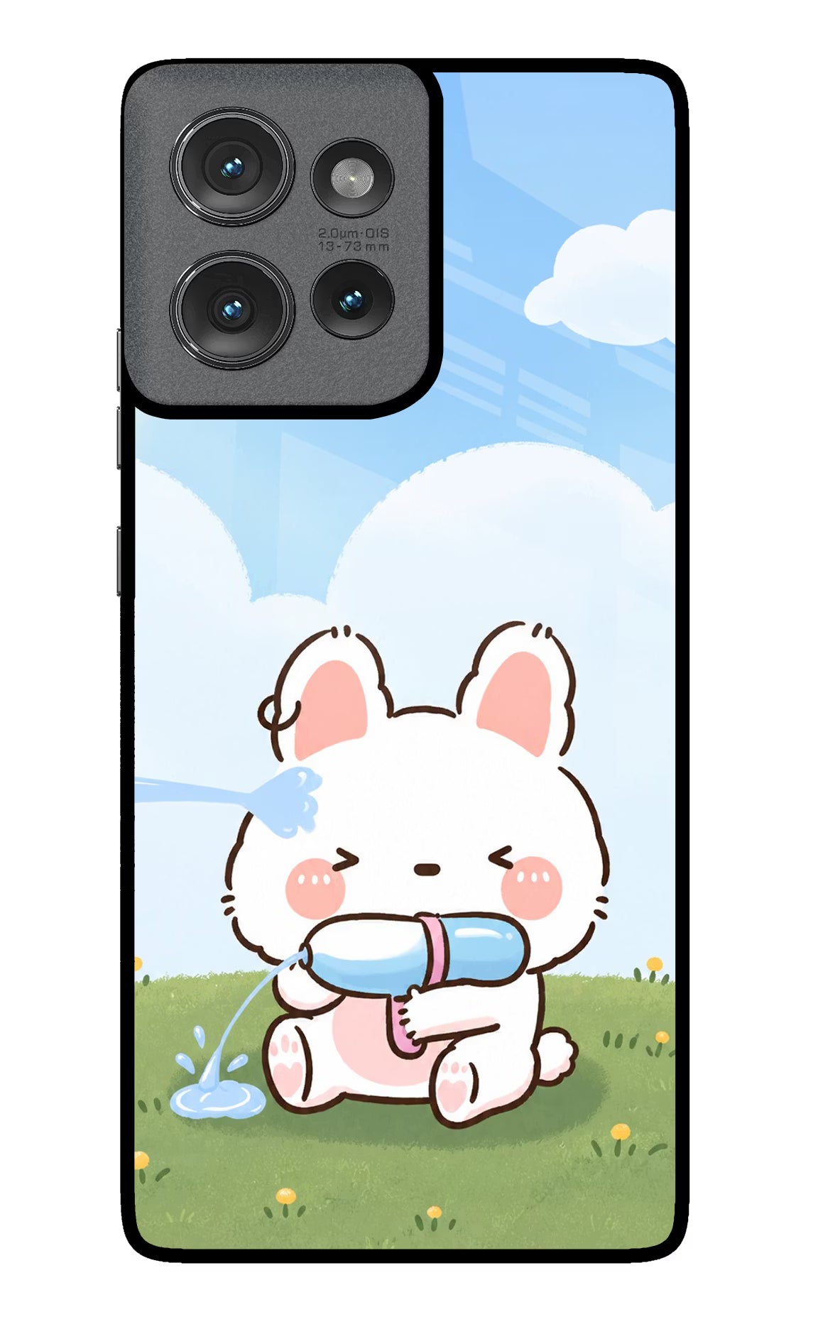 Bunny Treat Moto Edge 50 Glass Case - Bunny Treat Moto Edge 50 Glass Case Bunny Treat Moto Edge 50 Glass Case
