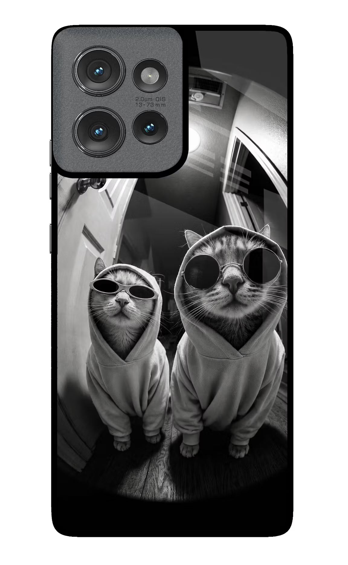 Hood Cats Moto Edge 50 Glass Case - Hood Cats Moto Edge 50 Glass Case Hood Cats Moto Edge 50 Glass Case