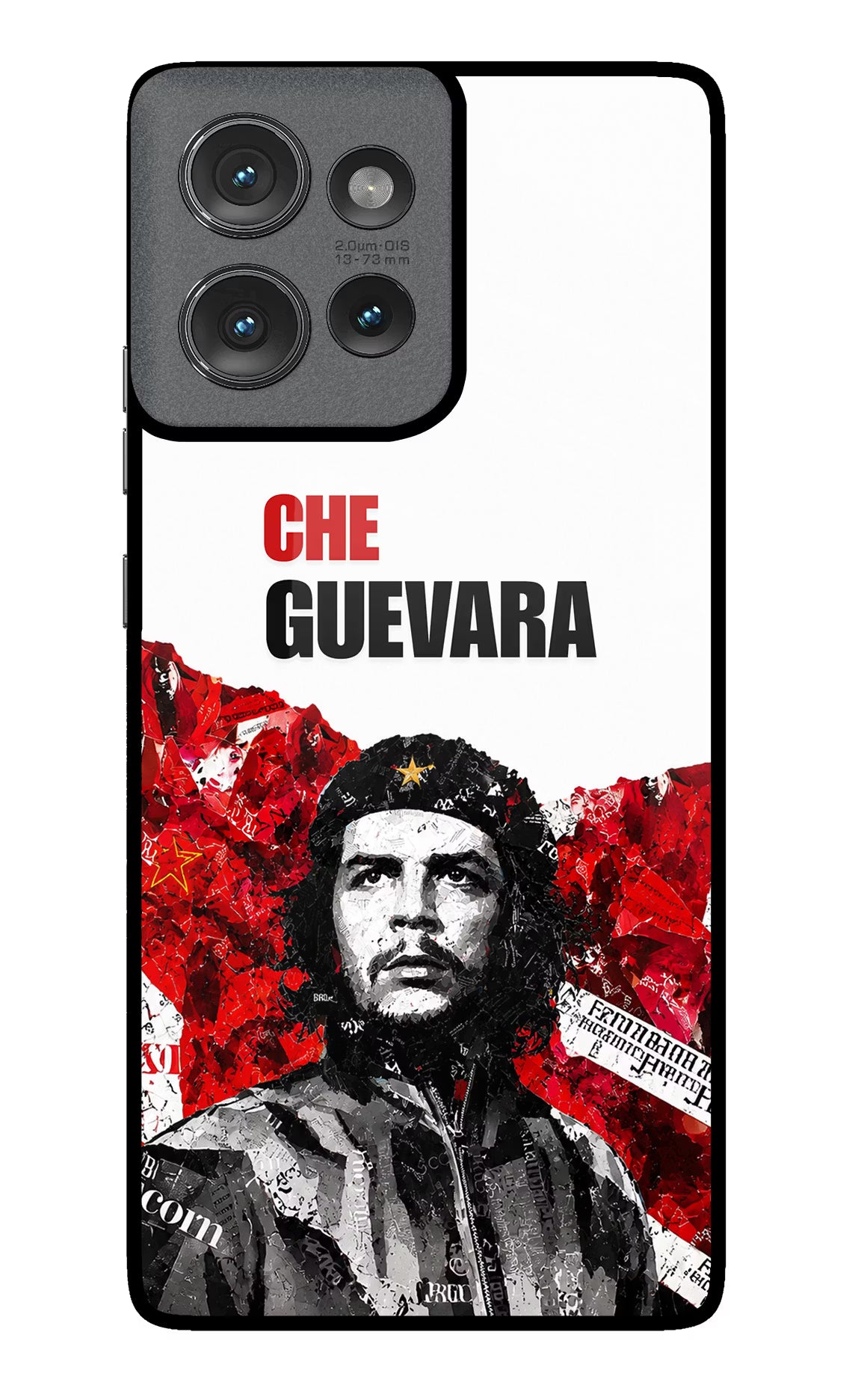 Che Guevara Revolution Moto Edge 50 Glass Case - Che Guevara Revolution Moto Edge 50 Glass Case Che Guevara Revolution Moto Edge 50 Glass Case