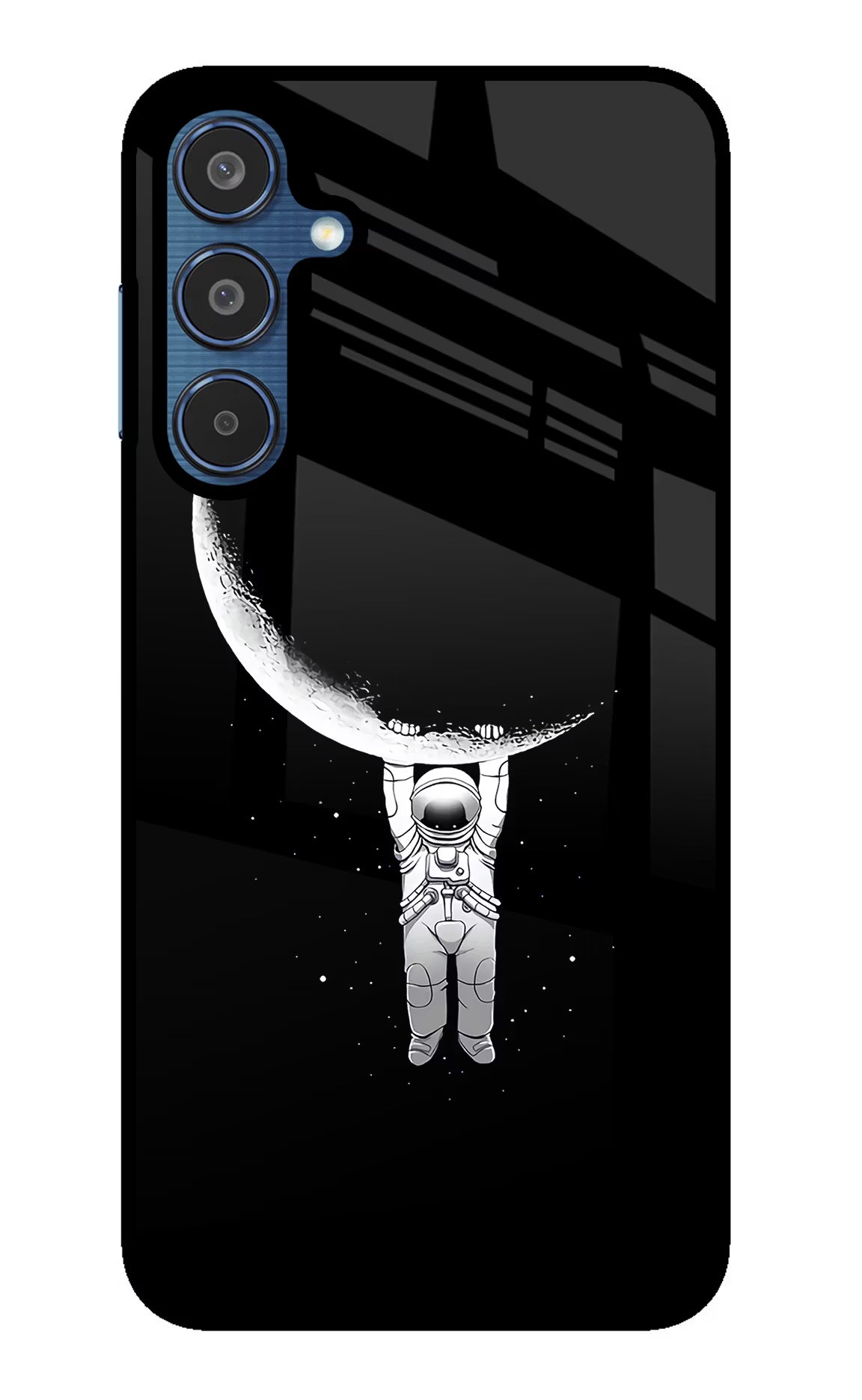 Moon Space Samsung M35 5G Glass Case - Moon Space Samsung M35 5G Glass Case Moon Space Samsung M35 5G Glass Case
