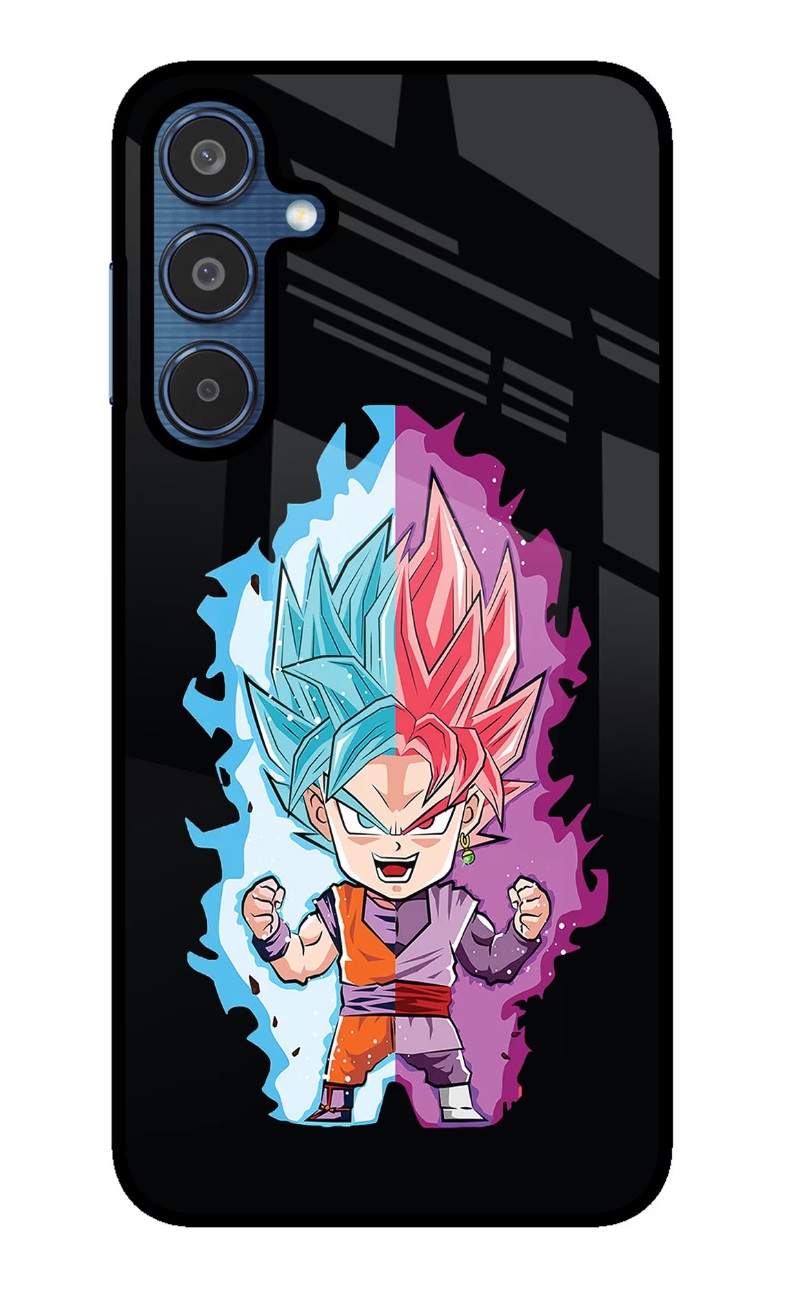 Chota Goku Samsung M35 5G Glass Case - Chota Goku Samsung M35 5G Glass Case Chota Goku Samsung M35 5G Glass Case