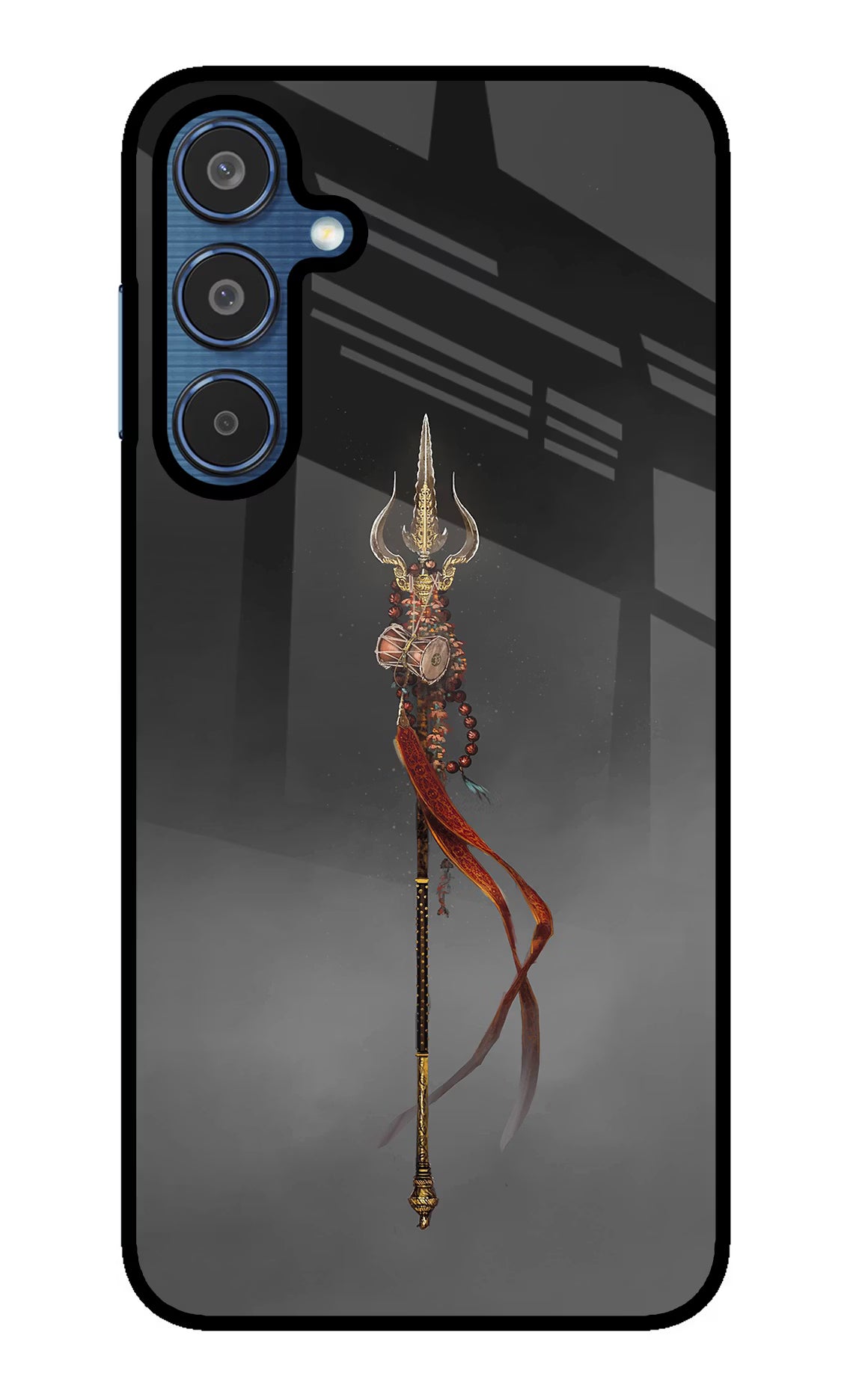 Shiv Trishul Samsung M35 5G Glass Case - Shiv Trishul Samsung M35 5G Glass Case Shiv Trishul Samsung M35 5G Glass Case
