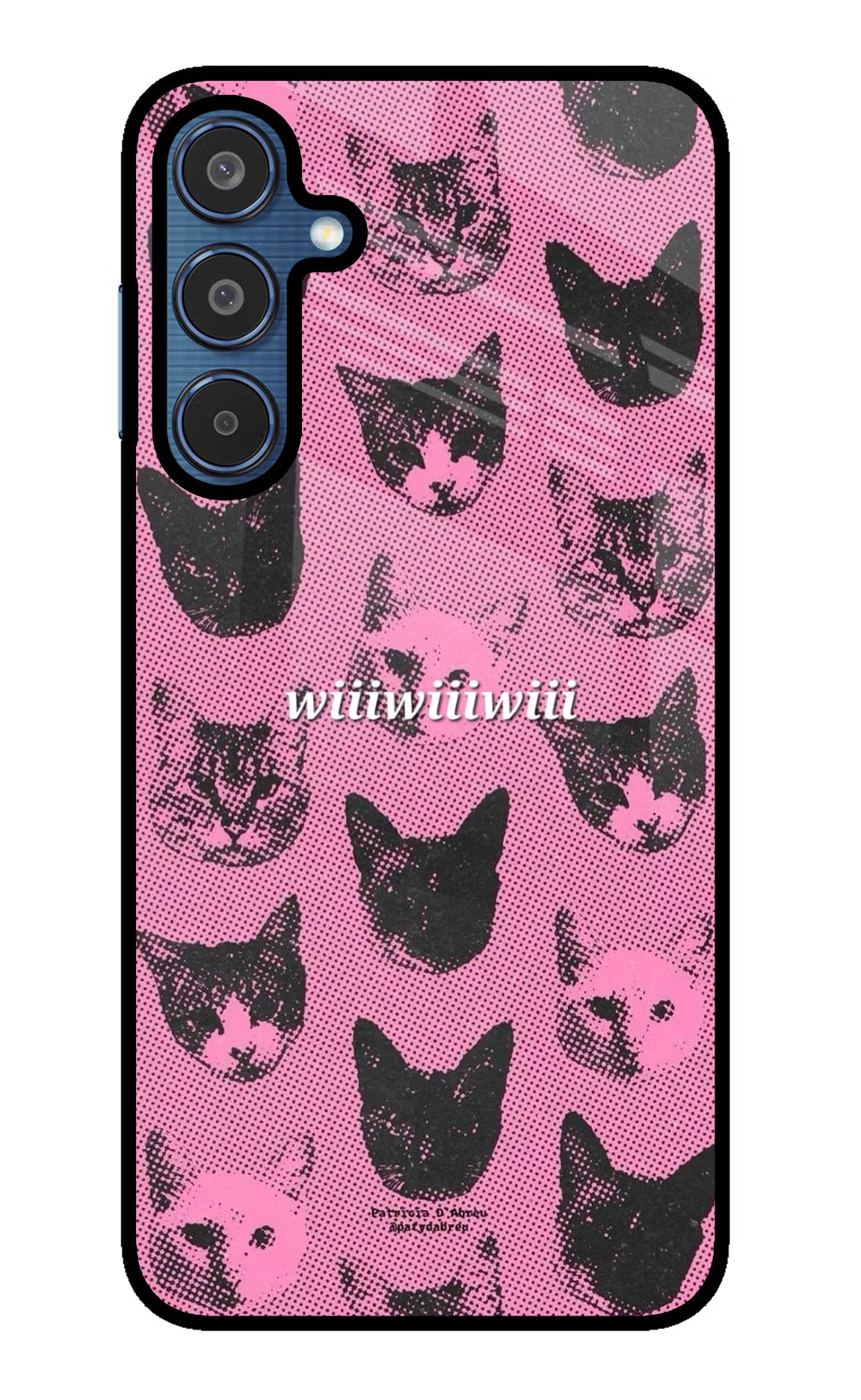 Pink Cats Samsung M35 5G Glass Case - Pink Cats Samsung M35 5G Glass Case Pink Cats Samsung M35 5G Glass Case