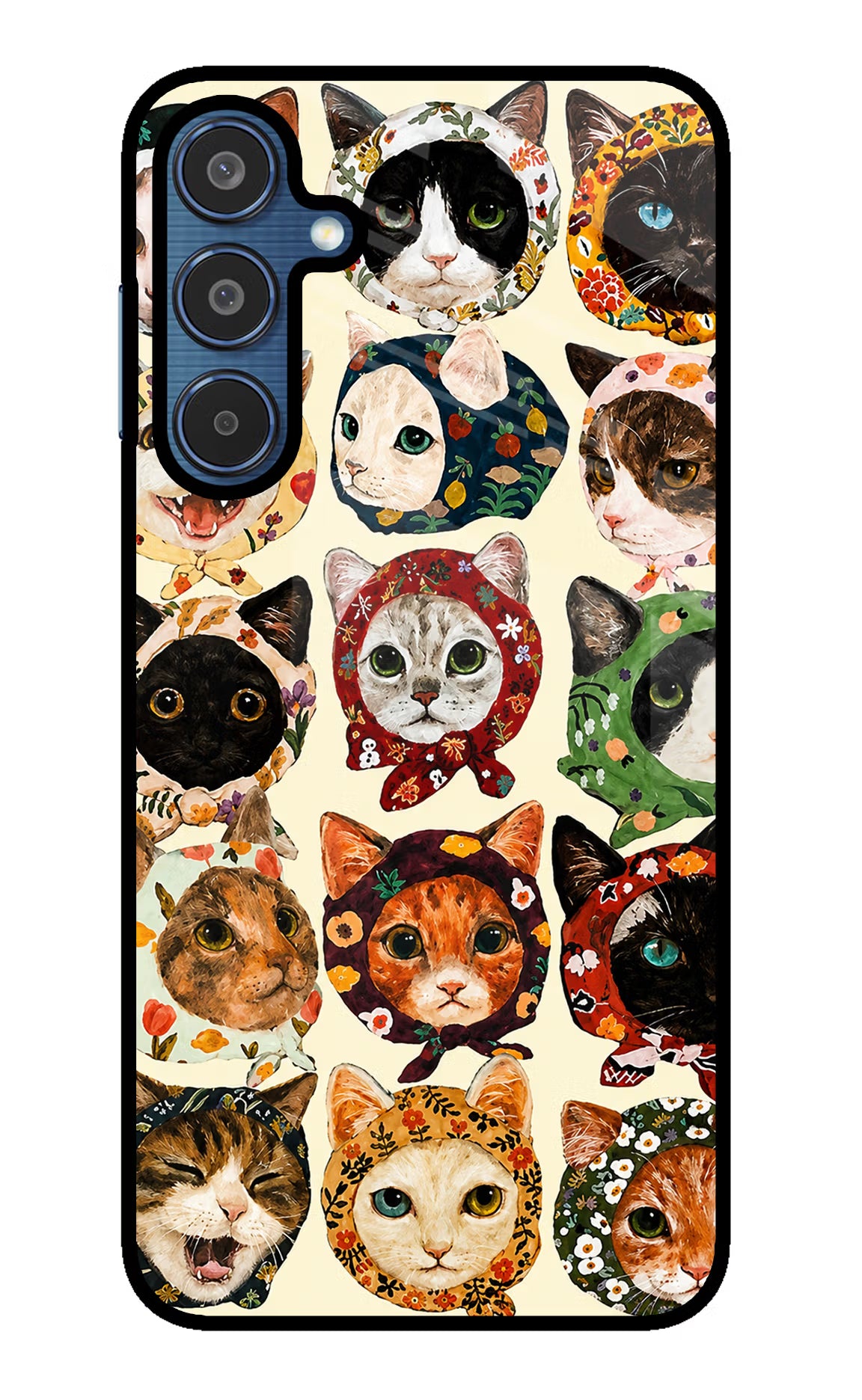Cool Cat Samsung M35 5G Glass Case - Cool Cat Samsung M35 5G Glass Case Cool Cat Samsung M35 5G Glass Case