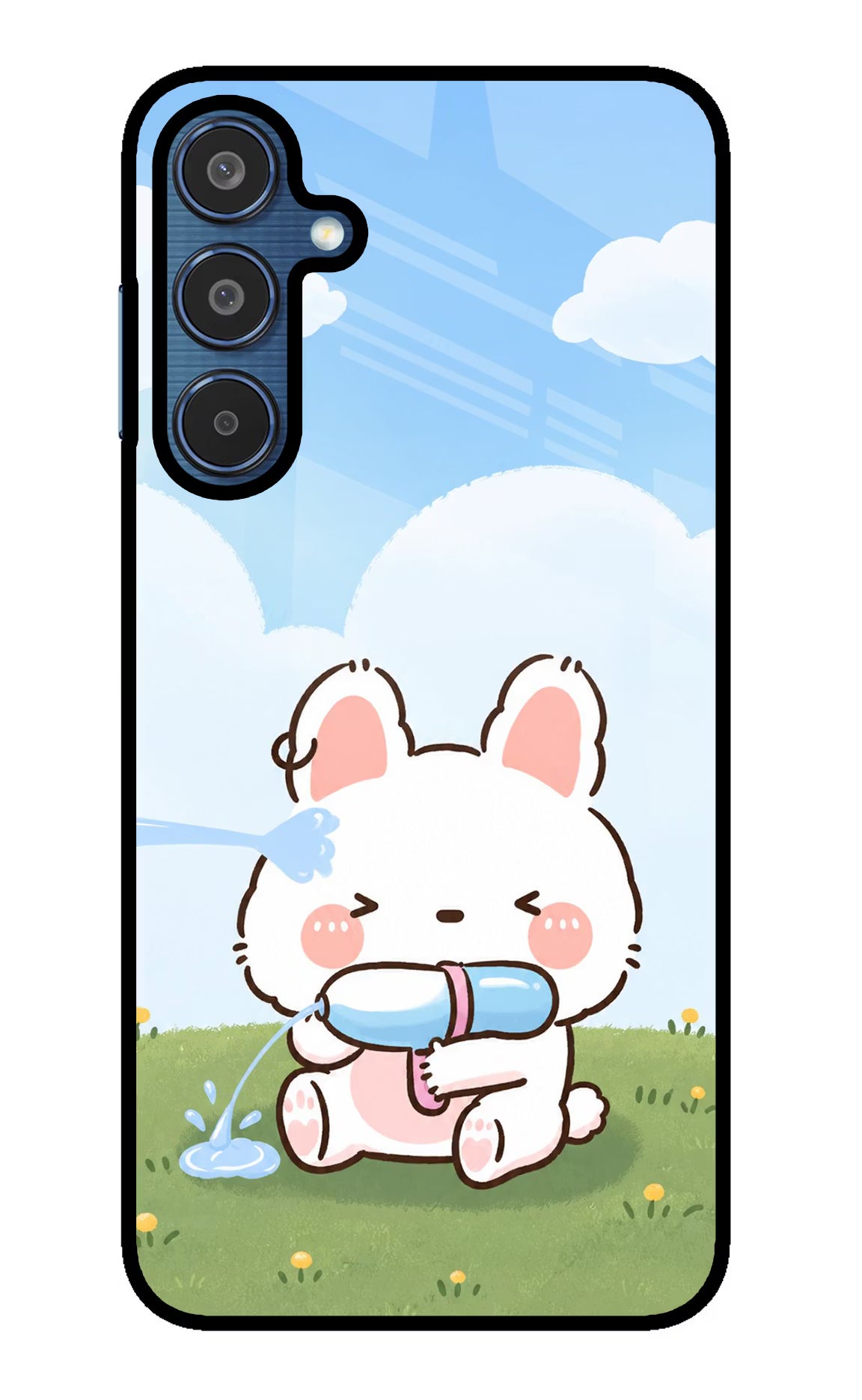 Bunny Treat Samsung M35 5G Glass Case - Bunny Treat Samsung M35 5G Glass Case Bunny Treat Samsung M35 5G Glass Case