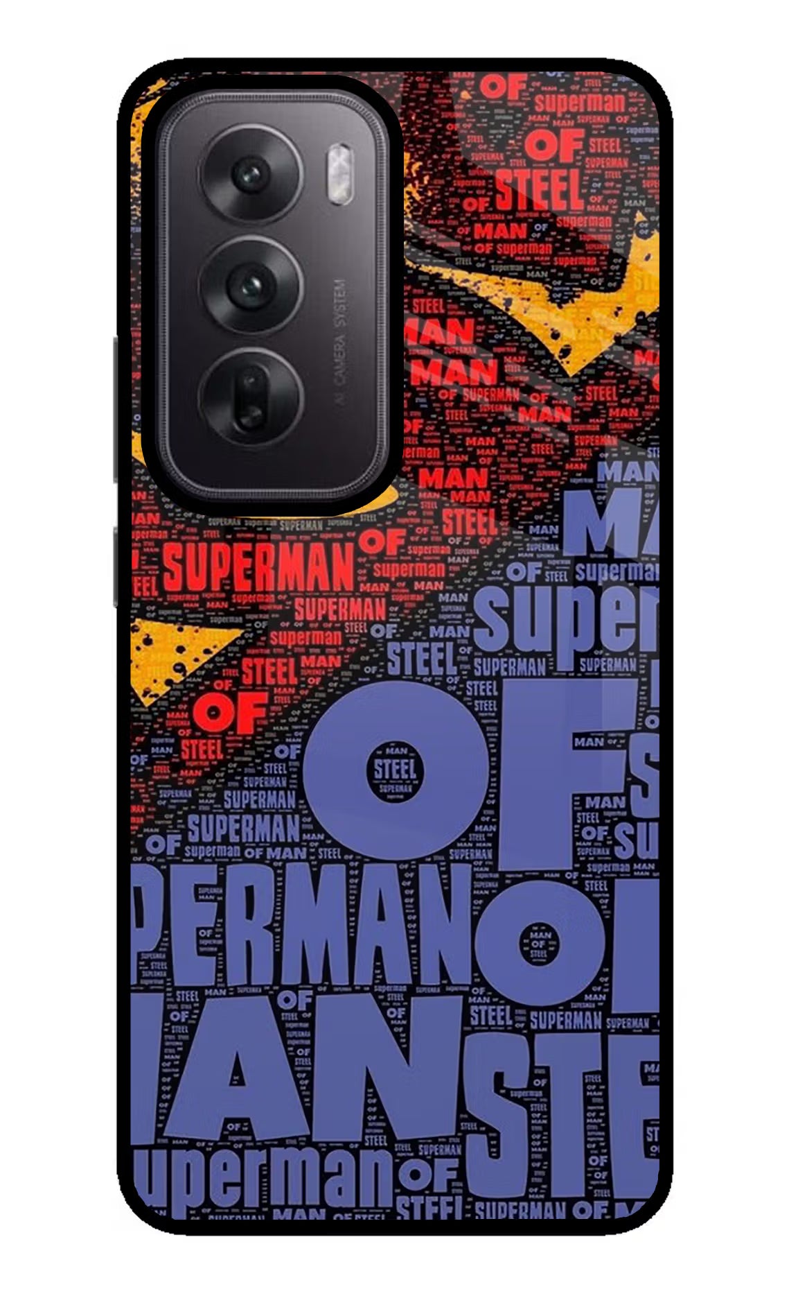 Superman Oppo Reno12 5G Glass Case - Superman Oppo Reno12 5G Glass Case Superman Oppo Reno12 5G Glass Case