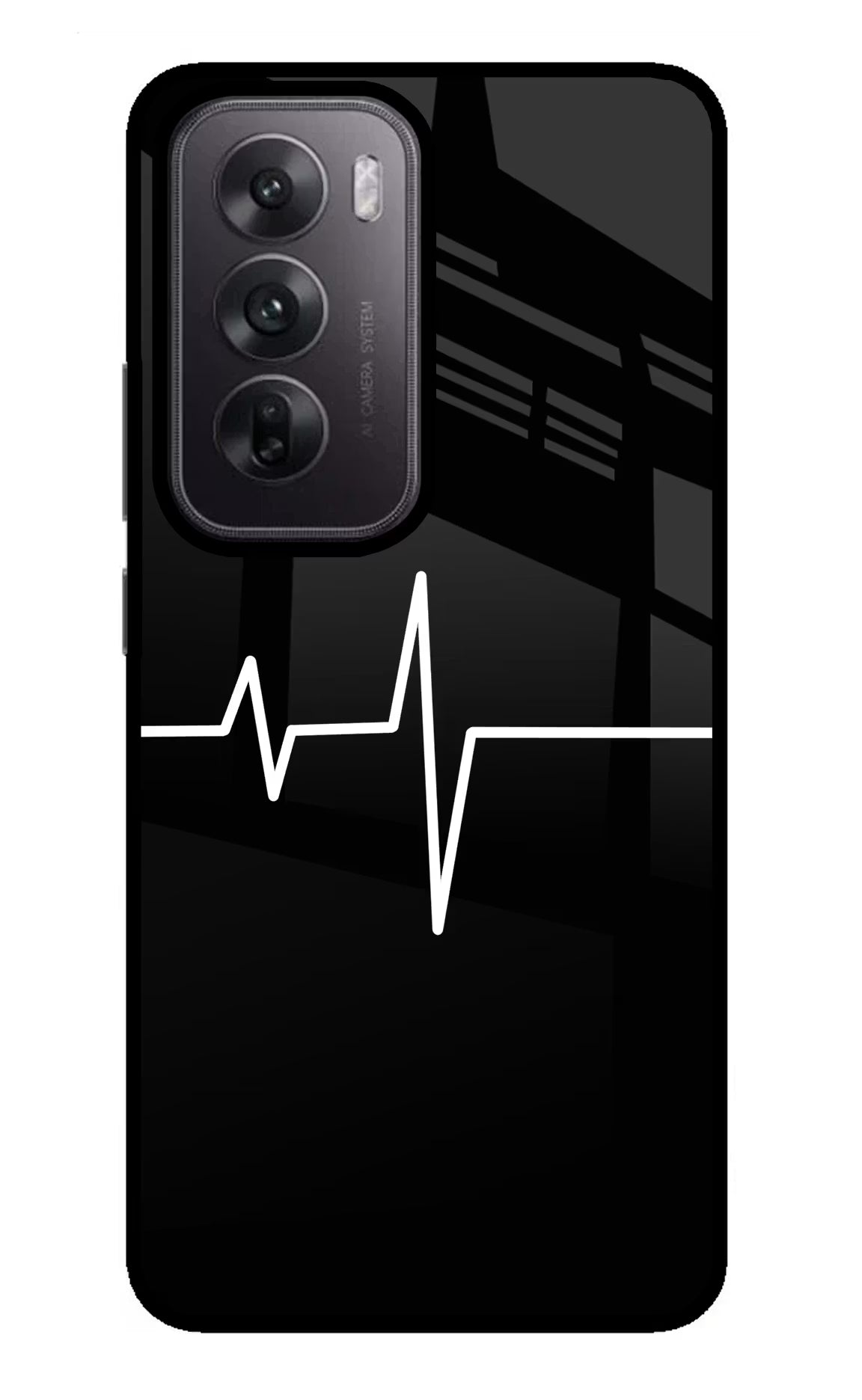 Heart Beats Oppo Reno12 5G Glass Case - Heart Beats Oppo Reno12 5G Glass Case Heart Beats Oppo Reno12 5G Glass Case
