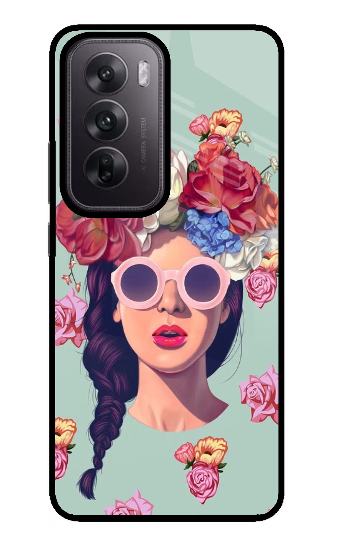 Pretty Girl Oppo Reno12 5G Glass Case - Pretty Girl Oppo Reno12 5G Glass Case Pretty Girl Oppo Reno12 5G Glass Case