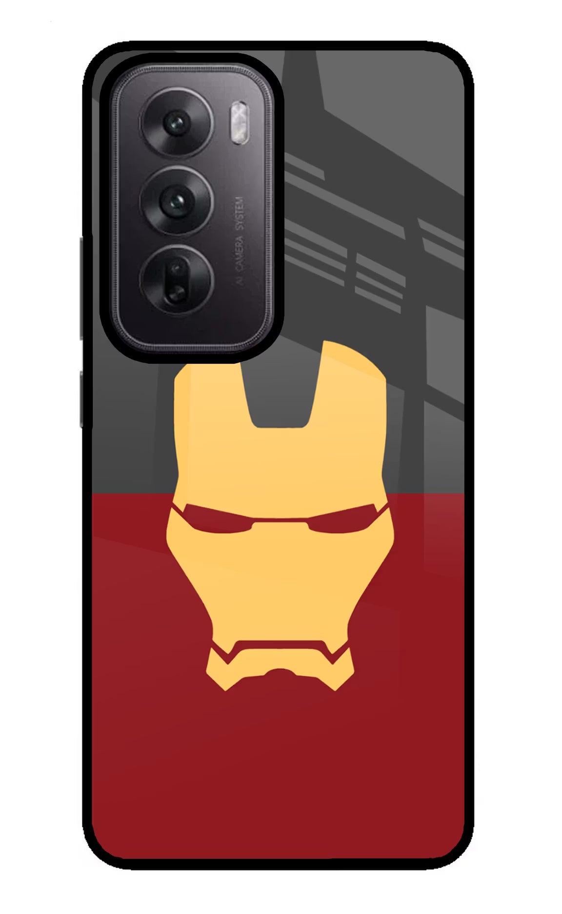 Ironman Oppo Reno12 5G Glass Case - Ironman Oppo Reno12 5G Glass Case Ironman Oppo Reno12 5G Glass Case
