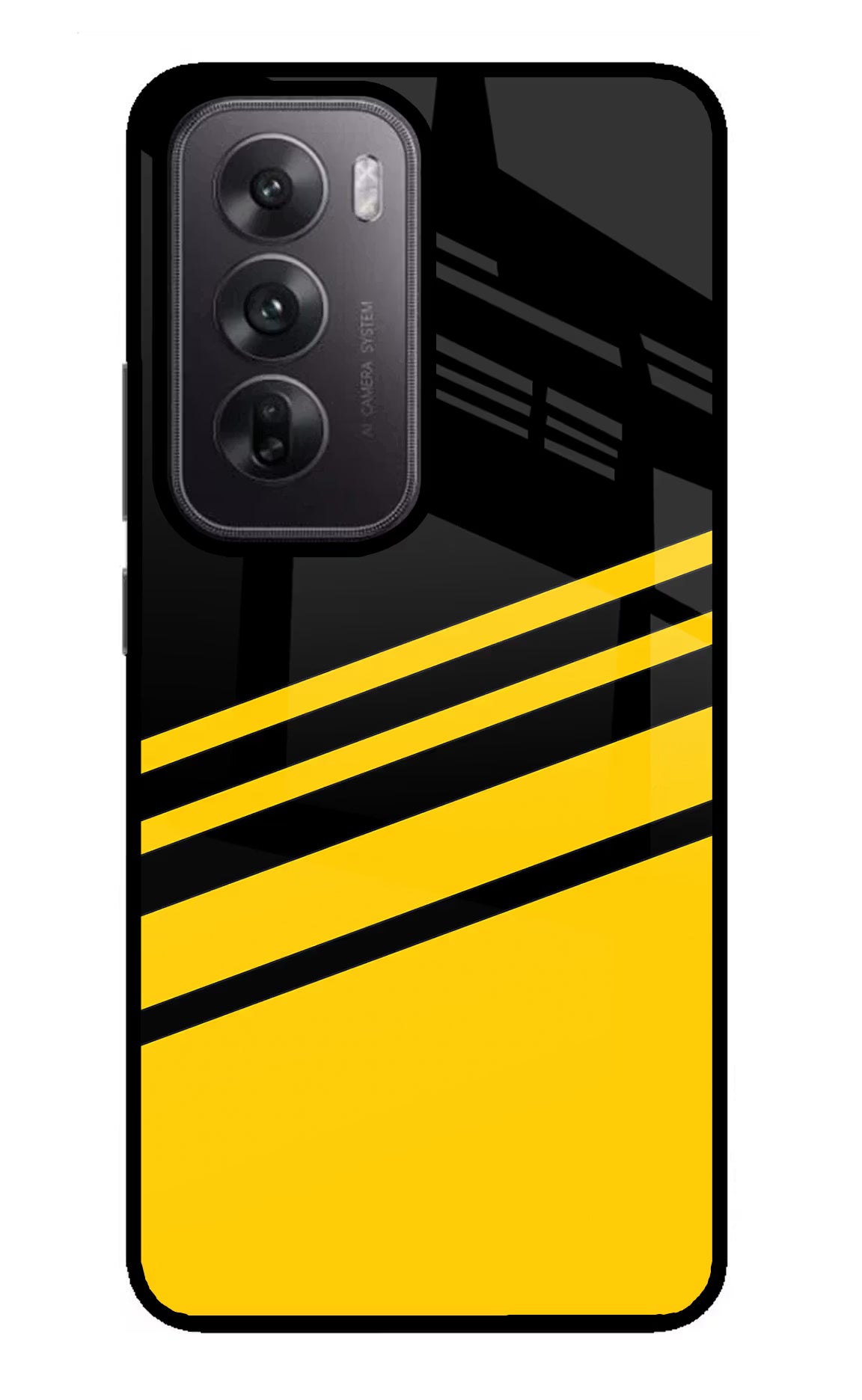 Yellow Shades Oppo Reno12 5G Glass Case - Yellow Shades Oppo Reno12 5G Glass Case Yellow Shades Oppo Reno12 5G Glass Case