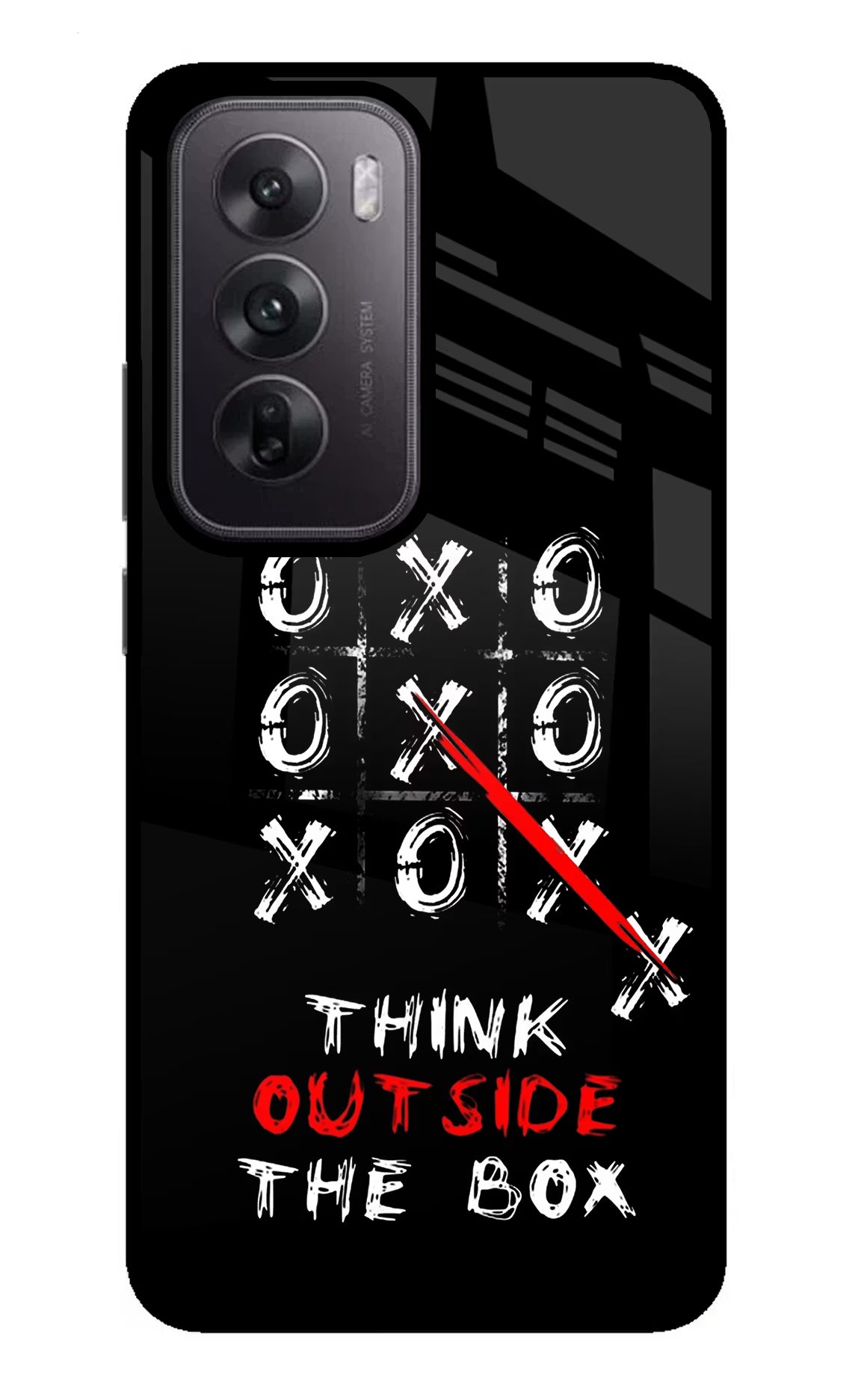 Think out of the BOX Oppo Reno12 5G Glass Case - Think out of the BOX Oppo Reno12 5G Glass Case Think out of the BOX Oppo Reno12 5G Glass Case