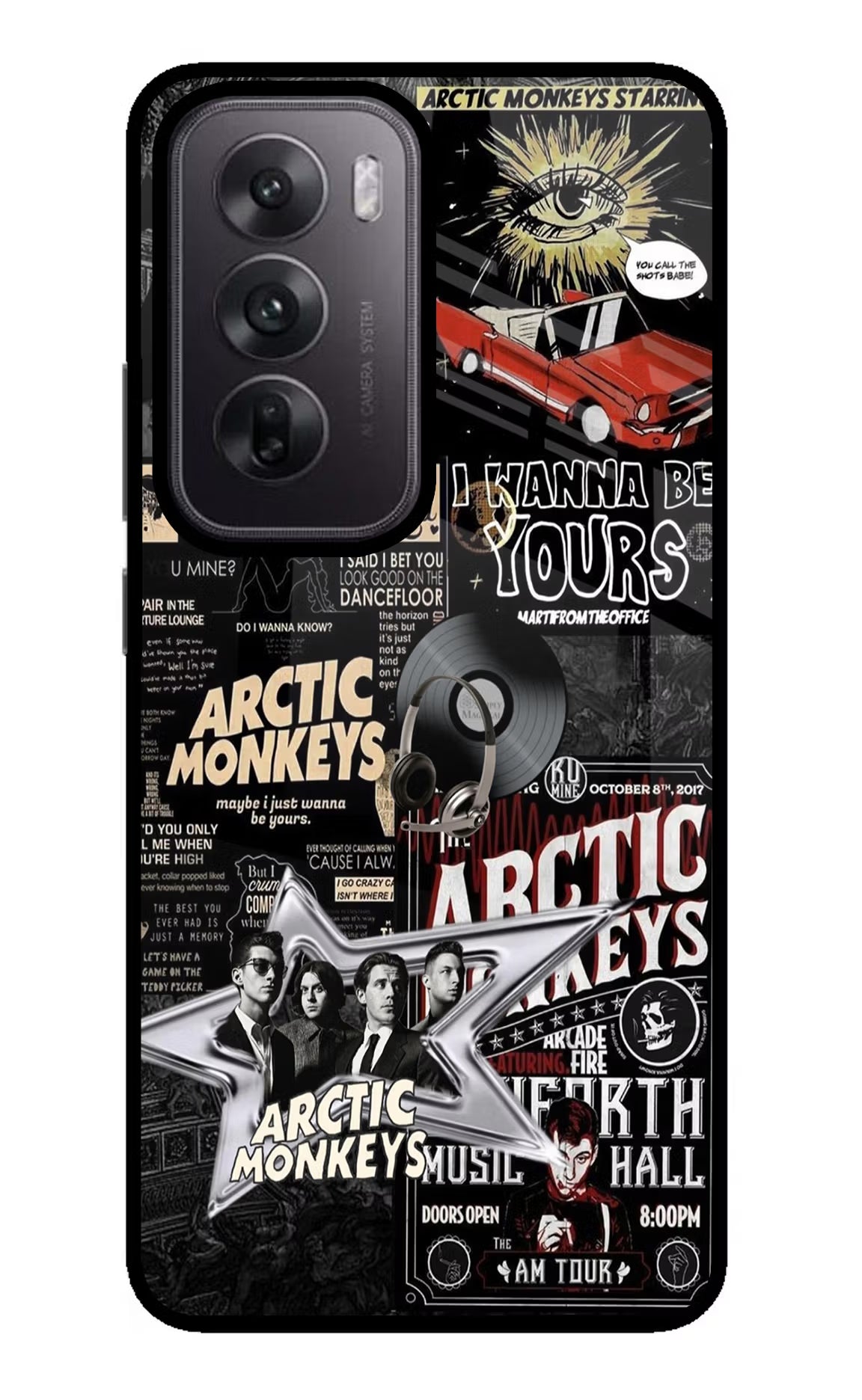 Arctic Monkeys Oppo Reno12 5G Glass Case - Arctic Monkeys Oppo Reno12 5G Glass Case Arctic Monkeys Oppo Reno12 5G Glass Case