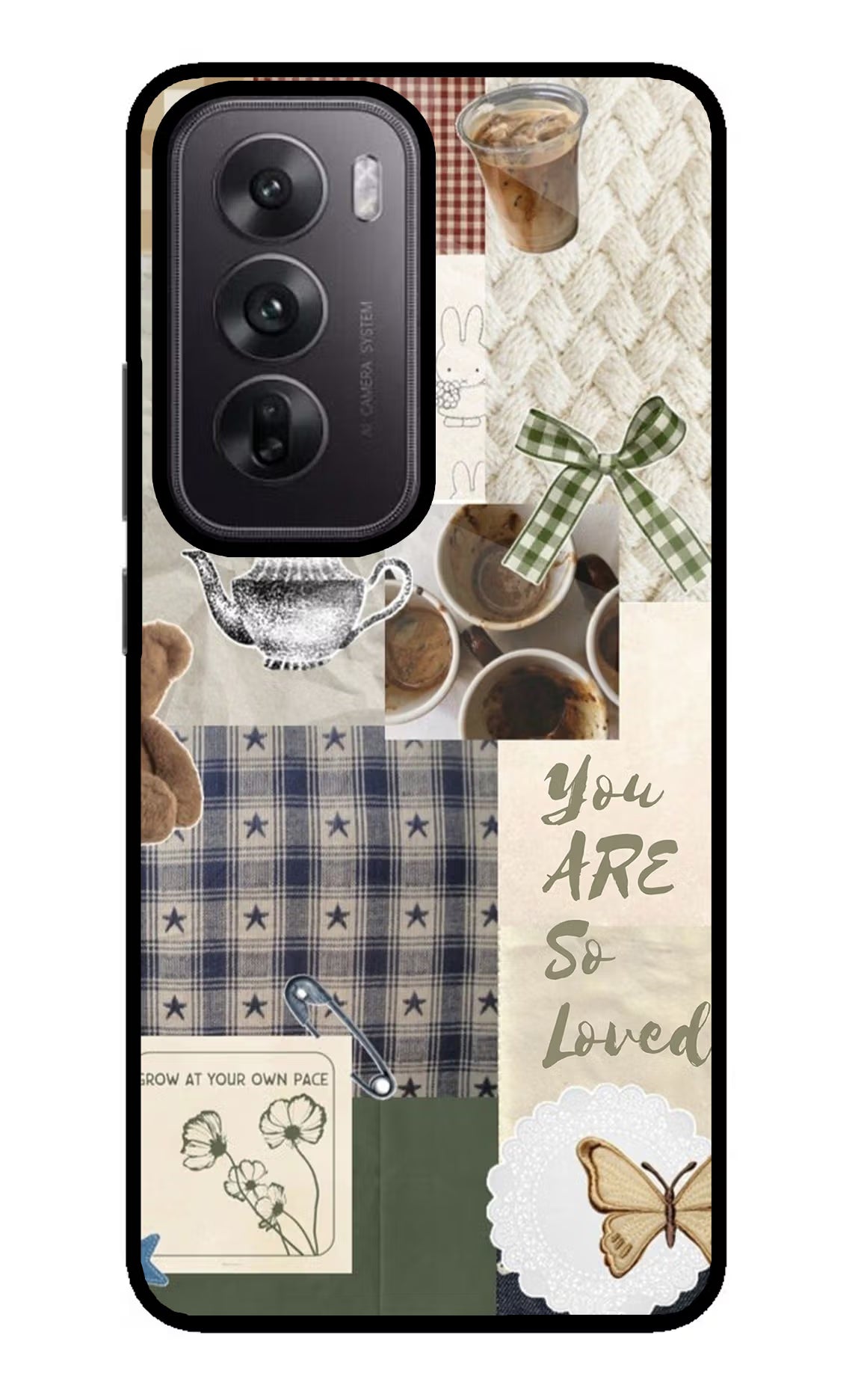 Cookie Oppo Reno12 5G Glass Case - Cookie Oppo Reno12 5G Glass Case Cookie Oppo Reno12 5G Glass Case