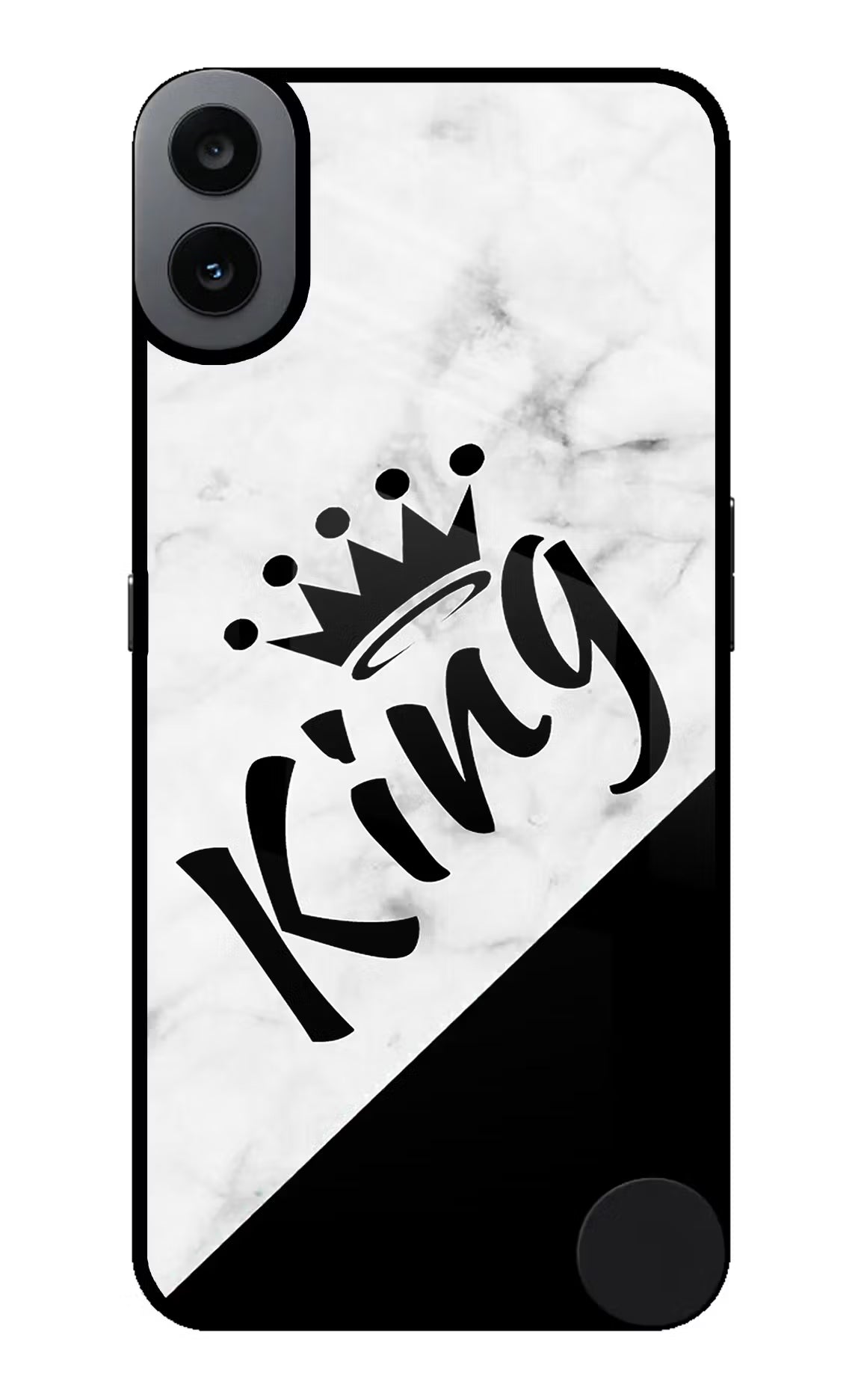 King CMF by Nothing Phone 1 Back Cover - King CMF by Nothing Phone 1 Glass Case Back Cover by Casekaro King CMF by Nothing Phone 1 Glass Case Back Cover by Casekaro