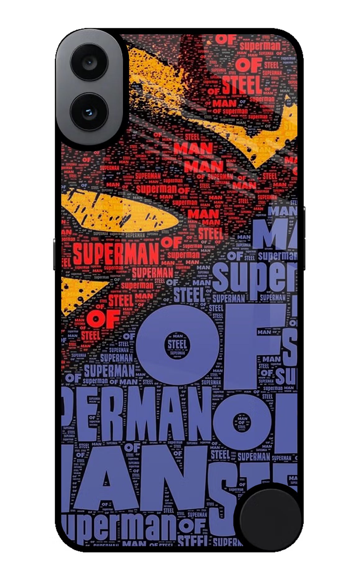 Superman CMF by Nothing Phone 1 Glass Case - Superman CMF by Nothing Phone 1 Glass Case Superman CMF by Nothing Phone 1 Glass Case