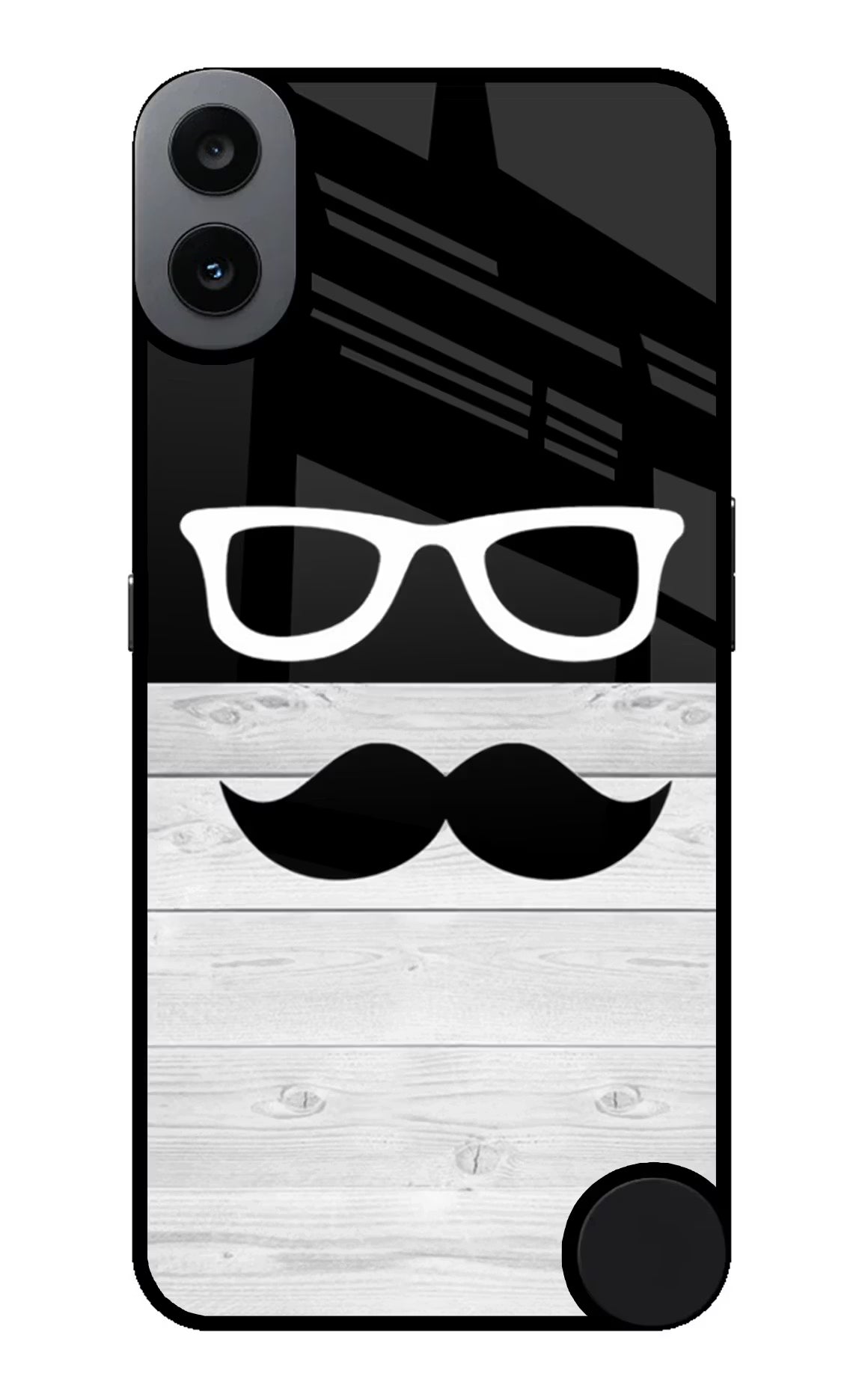 Mustache CMF by Nothing Phone 1 Glass Case - Mustache CMF by Nothing Phone 1 Glass Case Mustache CMF by Nothing Phone 1 Glass Case