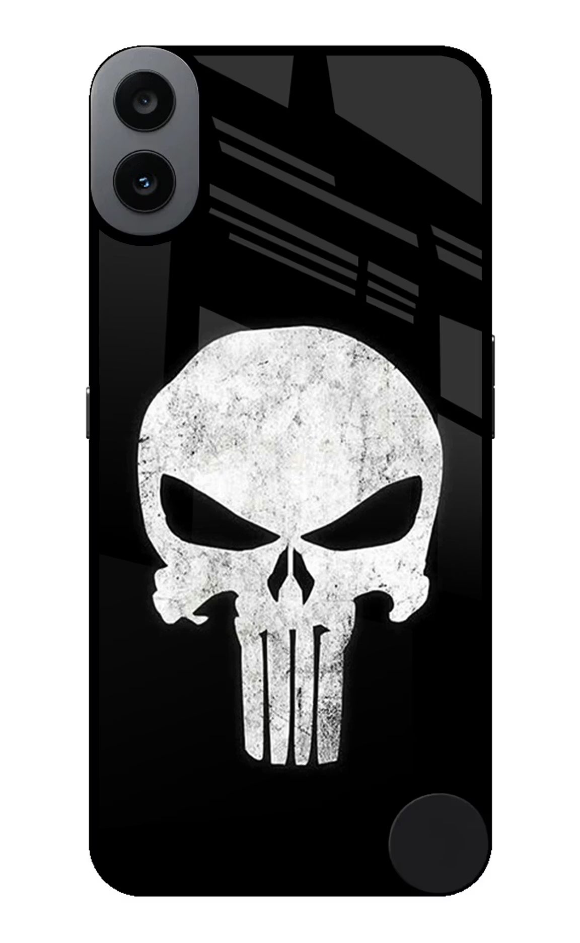 Punisher Skull CMF by Nothing Phone 1 Glass Case - Punisher Skull CMF by Nothing Phone 1 Glass Case Punisher Skull CMF by Nothing Phone 1 Glass Case
