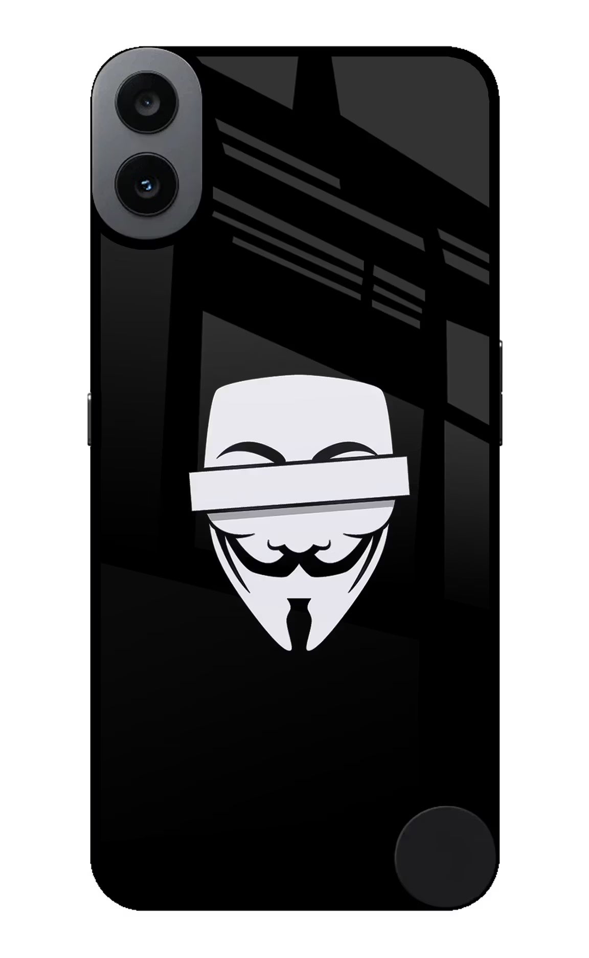 Anonymous Face CMF by Nothing Phone 1 Glass Case - Anonymous Face CMF by Nothing Phone 1 Glass Case Anonymous Face CMF by Nothing Phone 1 Glass Case