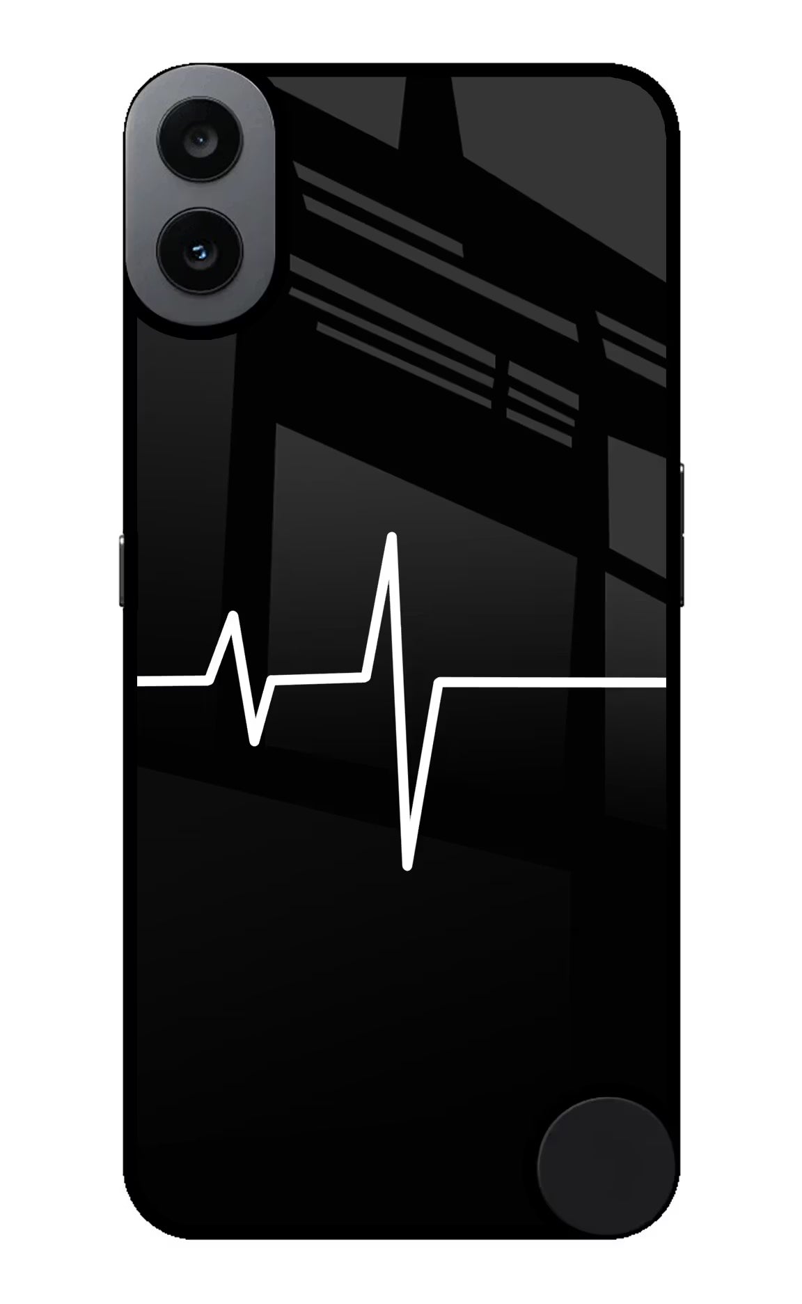 Heart Beats CMF by Nothing Phone 1 Back Cover - Heart Beats CMF by Nothing Phone 1 Glass Case Back Cover by Casekaro Heart Beats CMF by Nothing Phone 1 Glass Case Back Cover by Casekaro