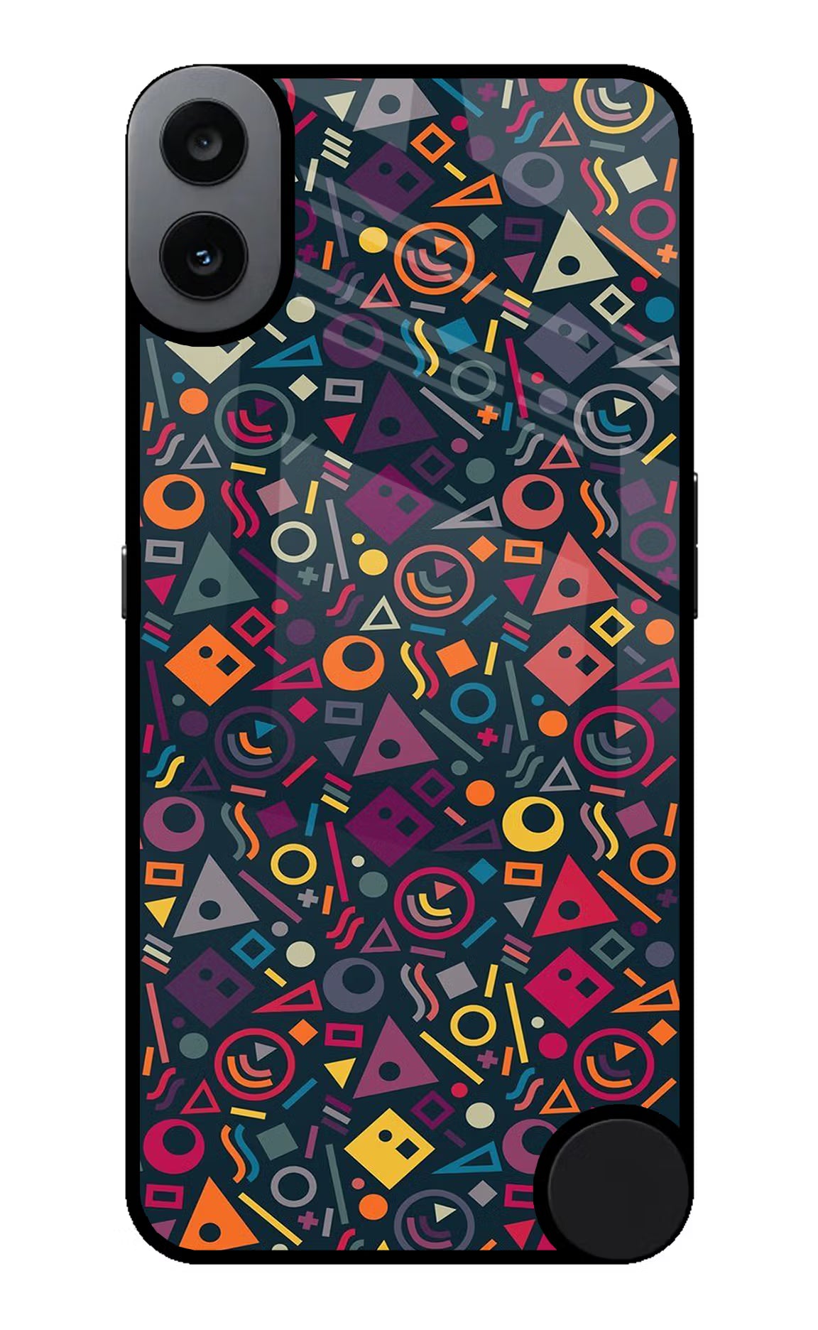 Geometric Abstract CMF by Nothing Phone 1 Back Cover - Geometric Abstract CMF by Nothing Phone 1 Glass Case Back Cover by Casekaro Geometric Abstract CMF by Nothing Phone 1 Glass Case Back Cover by Casekaro