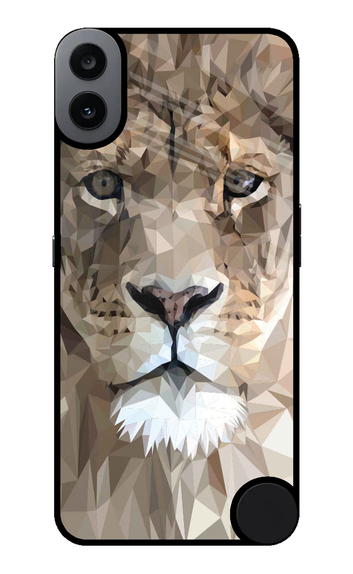 Lion Art CMF by Nothing Phone 1 Back Cover - Lion Art CMF by Nothing Phone 1 Glass Case Back Cover by Casekaro Lion Art CMF by Nothing Phone 1 Glass Case Back Cover by Casekaro