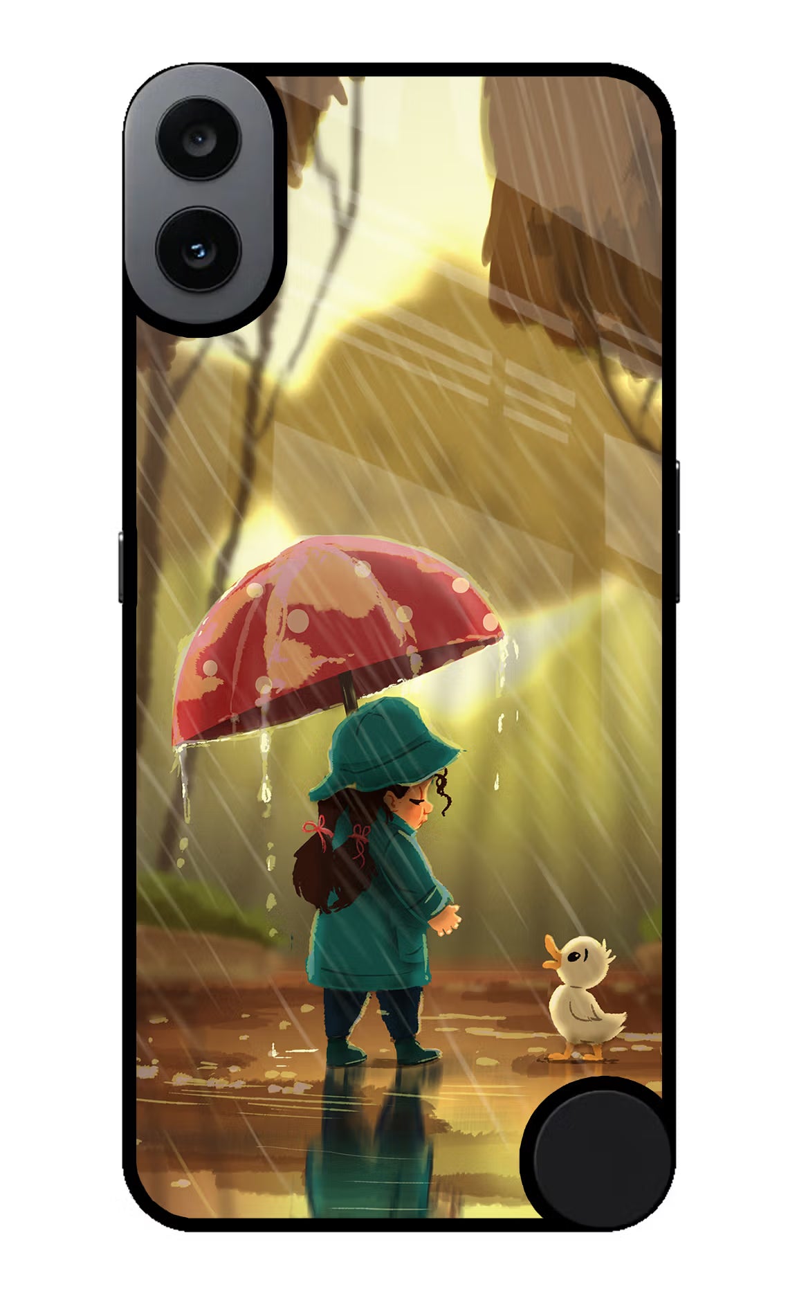 Rainy Day CMF by Nothing Phone 1 Glass Case - Rainy Day CMF by Nothing Phone 1 Glass Case Rainy Day CMF by Nothing Phone 1 Glass Case
