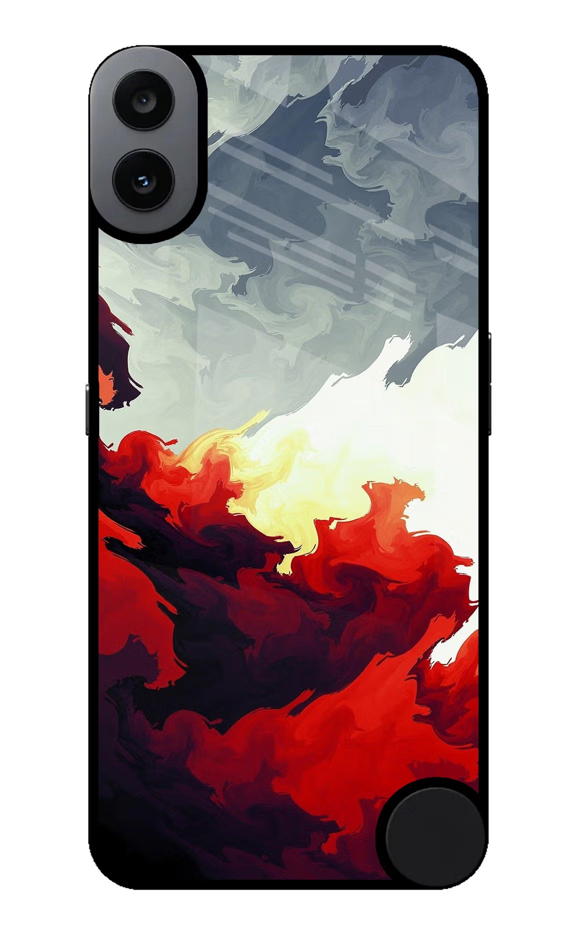 Fire Cloud CMF by Nothing Phone 1 Glass Case - Fire Cloud CMF by Nothing Phone 1 Glass Case Fire Cloud CMF by Nothing Phone 1 Glass Case