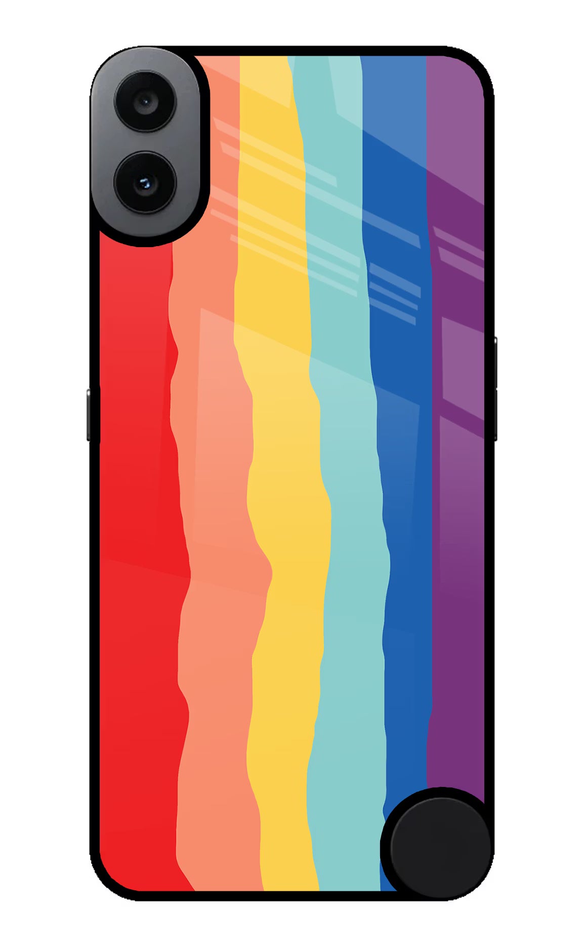 Rainbow CMF by Nothing Phone 1 Glass Case - Rainbow CMF by Nothing Phone 1 Glass Case Rainbow CMF by Nothing Phone 1 Glass Case