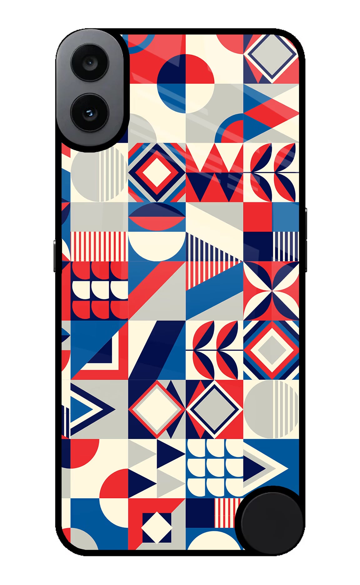 Colorful Pattern CMF by Nothing Phone 1 Back Cover - Colorful Pattern CMF by Nothing Phone 1 Glass Case Back Cover by Casekaro Colorful Pattern CMF by Nothing Phone 1 Glass Case Back Cover by Casekaro