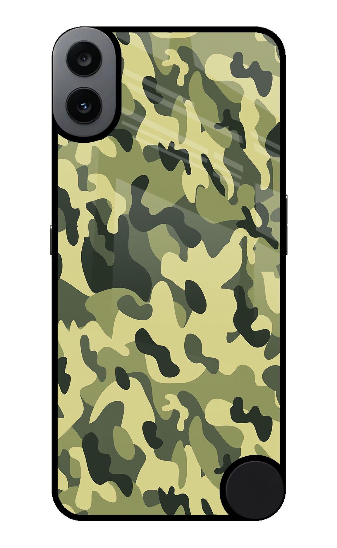 Camouflage CMF by Nothing Phone 1 Back Cover - Camouflage CMF by Nothing Phone 1 Glass Case Back Cover by Casekaro Camouflage CMF by Nothing Phone 1 Glass Case Back Cover by Casekaro
