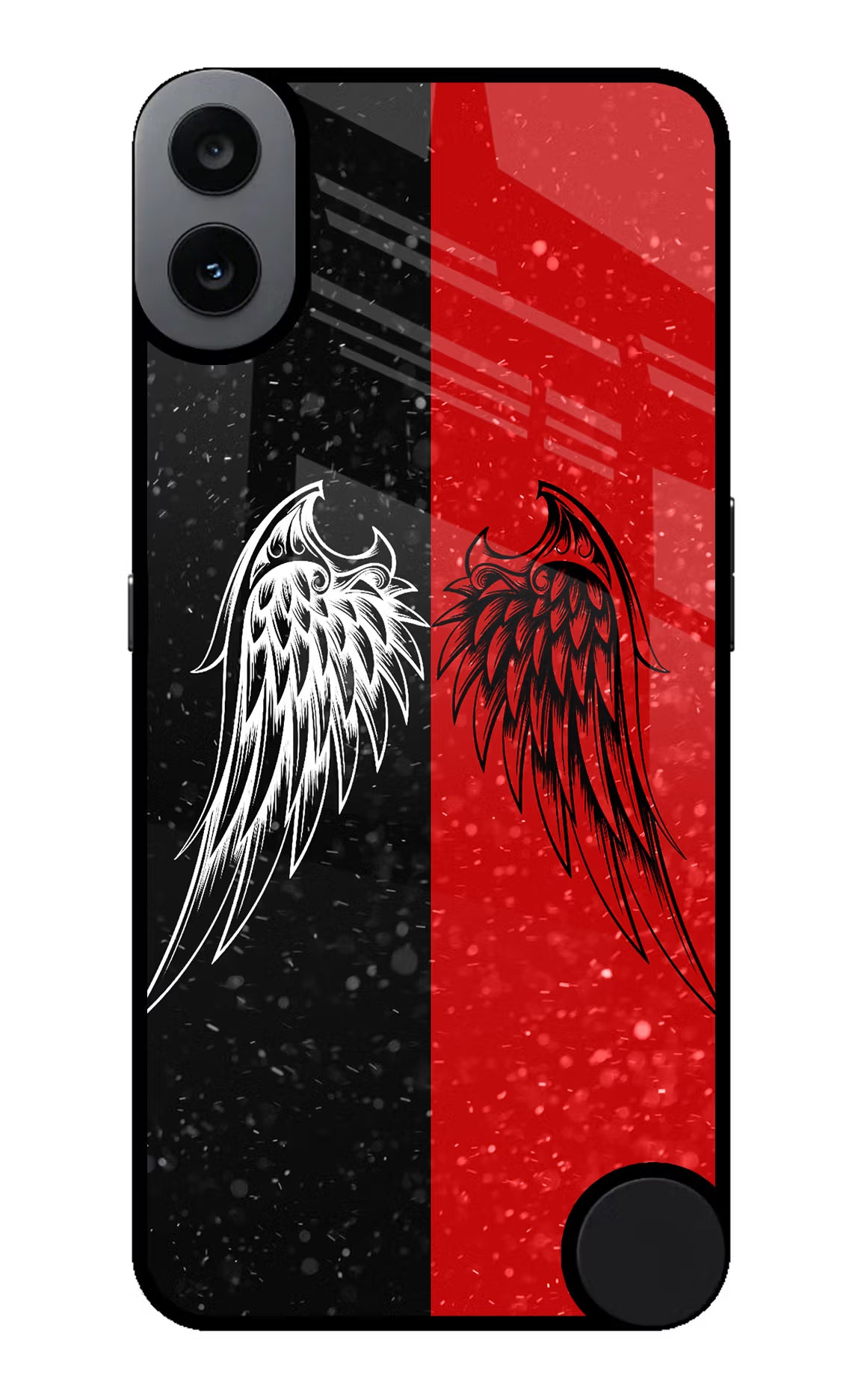 Wings CMF by Nothing Phone 1 Glass Case - Wings CMF by Nothing Phone 1 Glass Case Wings CMF by Nothing Phone 1 Glass Case