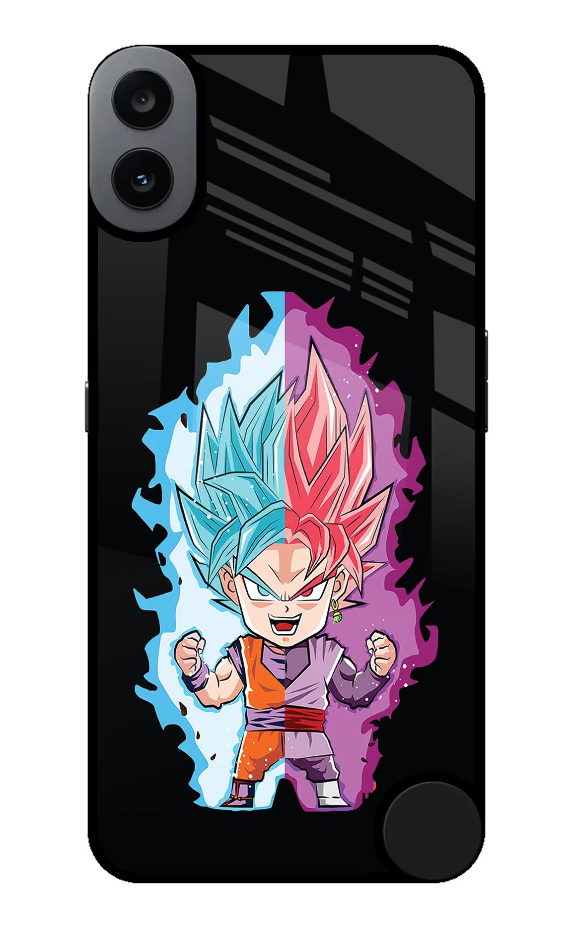 Chota Goku CMF by Nothing Phone 1 Back Cover - Chota Goku CMF by Nothing Phone 1 Glass Case Back Cover by Casekaro Chota Goku CMF by Nothing Phone 1 Glass Case Back Cover by Casekaro