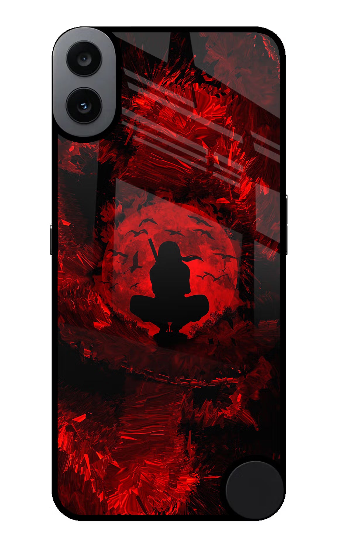 Itachi Uchiha CMF by Nothing Phone 1 Glass Case - Itachi Uchiha CMF by Nothing Phone 1 Glass Case Itachi Uchiha CMF by Nothing Phone 1 Glass Case