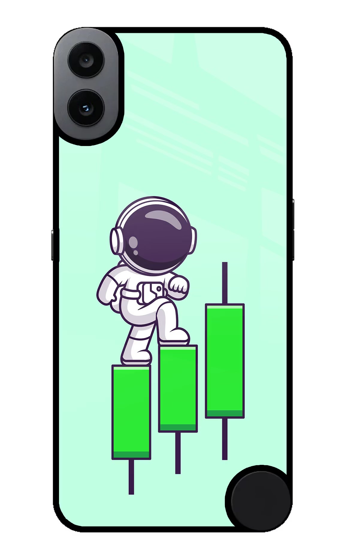 Astronaut Trader CMF by Nothing Phone 1 Back Cover - Astronaut Trader CMF by Nothing Phone 1 Glass Case Back Cover by Casekaro Astronaut Trader CMF by Nothing Phone 1 Glass Case Back Cover by Casekaro