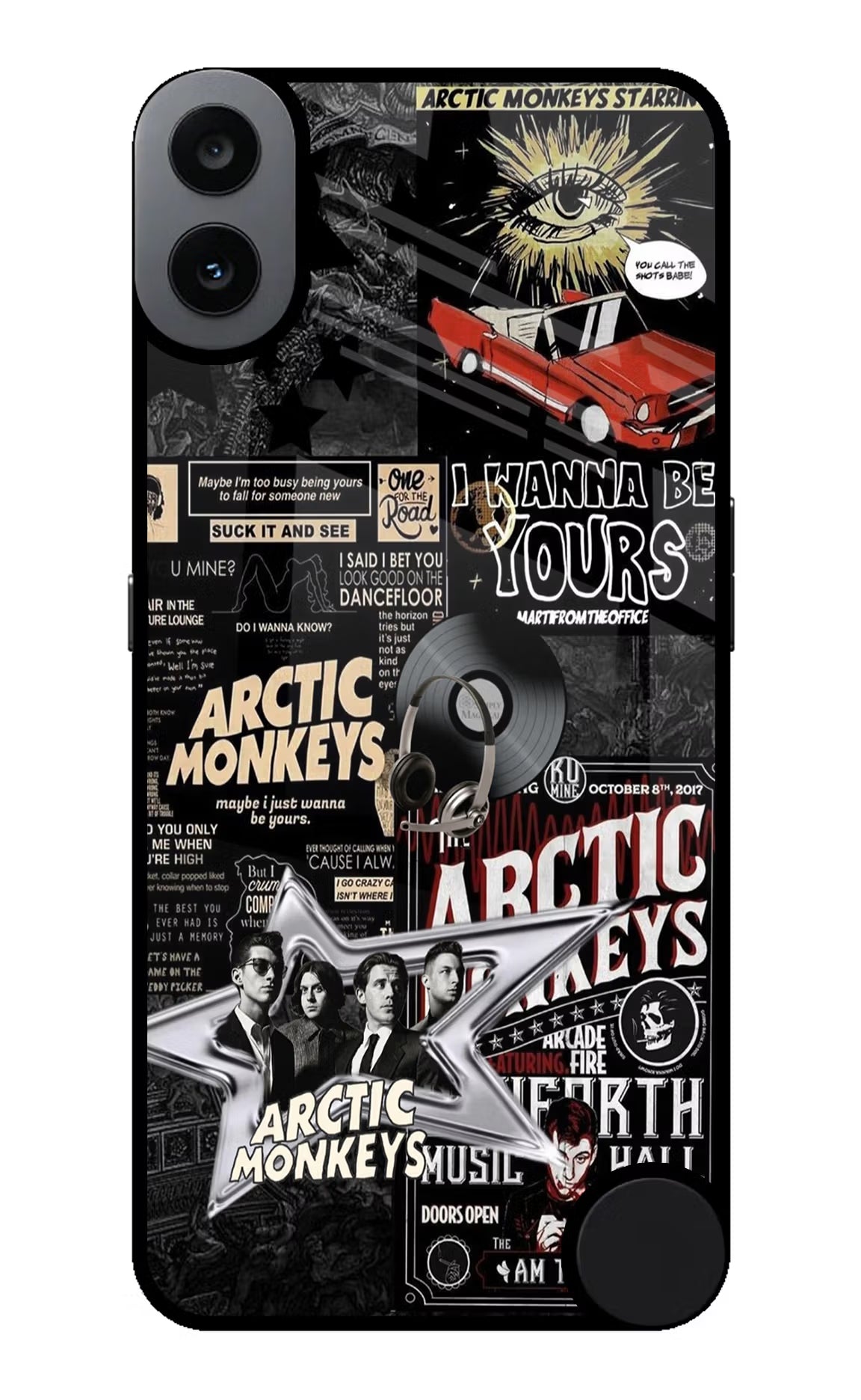 Arctic Monkeys CMF by Nothing Phone 1 Glass Case - Arctic Monkeys CMF by Nothing Phone 1 Glass Case Arctic Monkeys CMF by Nothing Phone 1 Glass Case