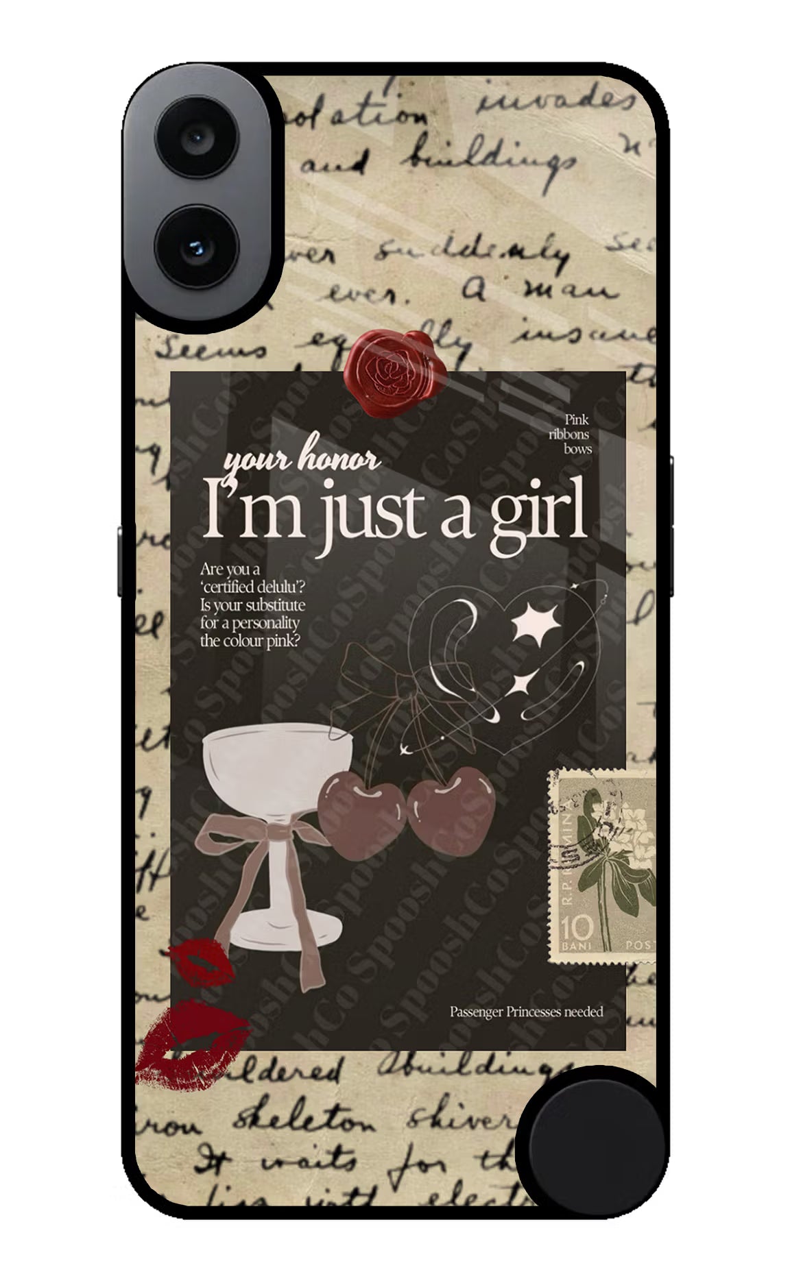 I am just a girl CMF by Nothing Phone 1 Glass Case - I am just a girl CMF by Nothing Phone 1 Glass Case I am just a girl CMF by Nothing Phone 1 Glass Case