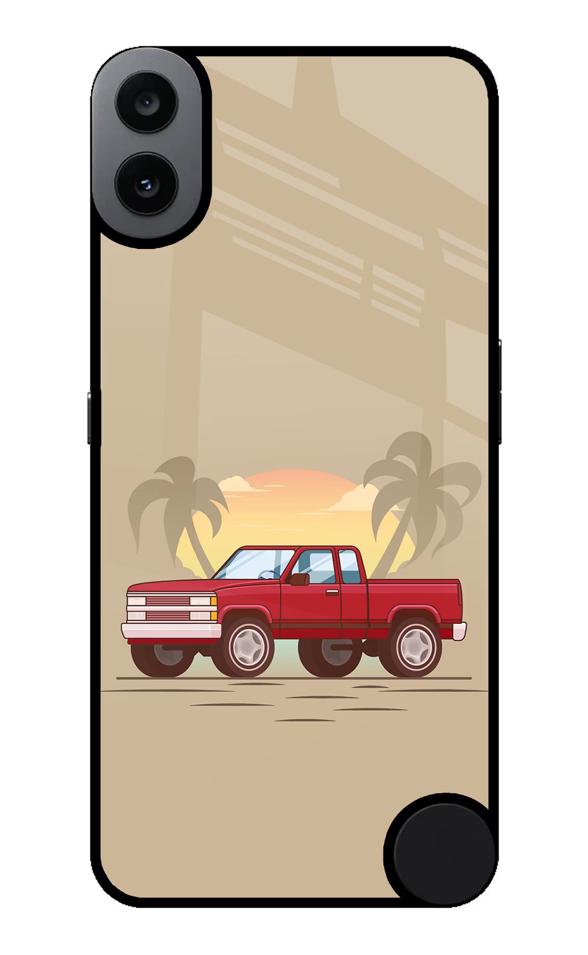 Desert Classic Drive CMF by Nothing Phone 1 Glass Case - Desert Classic Drive CMF by Nothing Phone 1 Glass Case Desert Classic Drive CMF by Nothing Phone 1 Glass Case