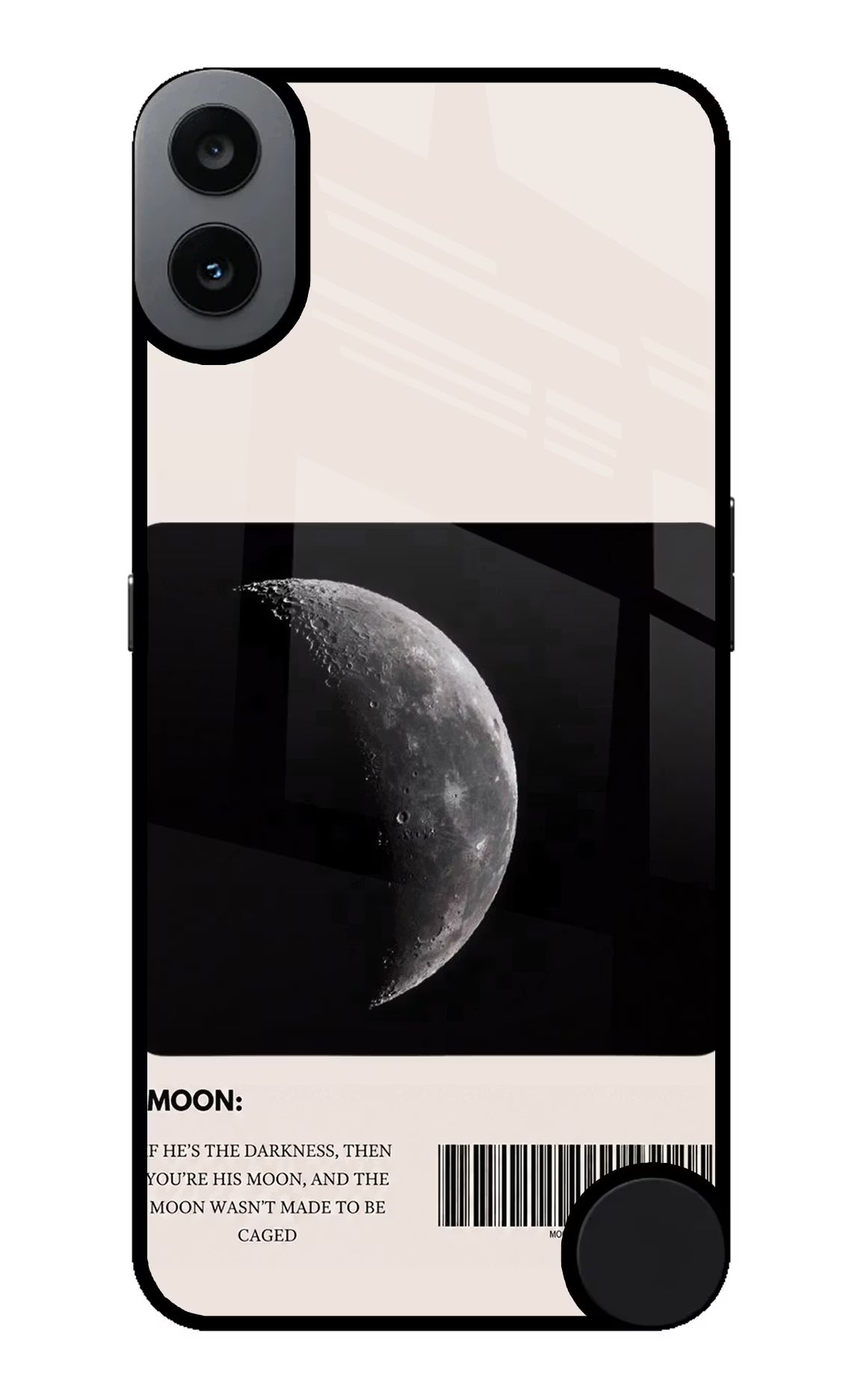 Moon Phase CMF by Nothing Phone 1 Glass Case - Moon Phase CMF by Nothing Phone 1 Glass Case Moon Phase CMF by Nothing Phone 1 Glass Case