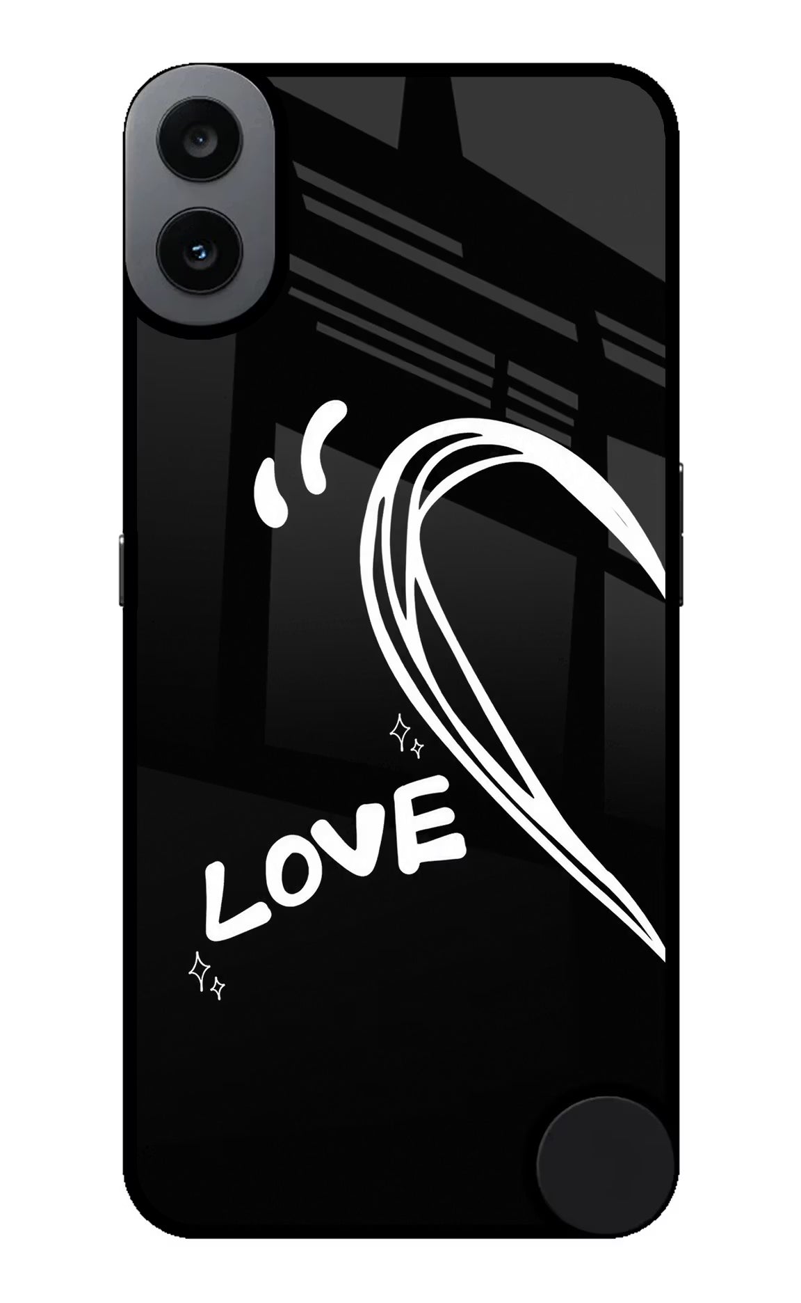 Love Line CMF by Nothing Phone 1 Glass Case - Love Line CMF by Nothing Phone 1 Glass Case Love Line CMF by Nothing Phone 1 Glass Case