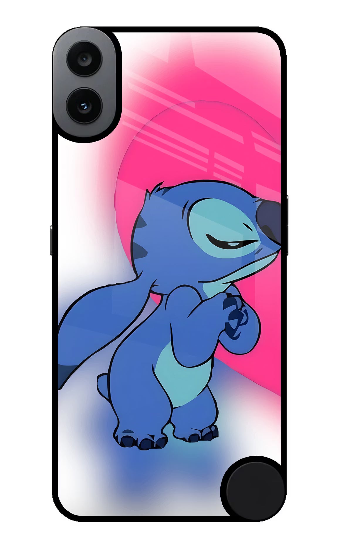 Stitch Hug CMF by Nothing Phone 1 Glass Case - Stitch Hug CMF by Nothing Phone 1 Glass Case Stitch Hug CMF by Nothing Phone 1 Glass Case