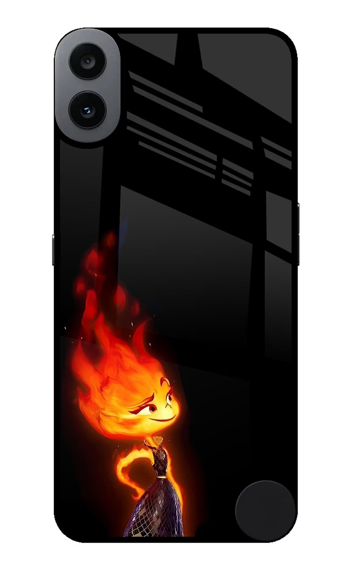 Ember Flame CMF by Nothing Phone 1 Glass Case - Ember Flame CMF by Nothing Phone 1 Glass Case Ember Flame CMF by Nothing Phone 1 Glass Case