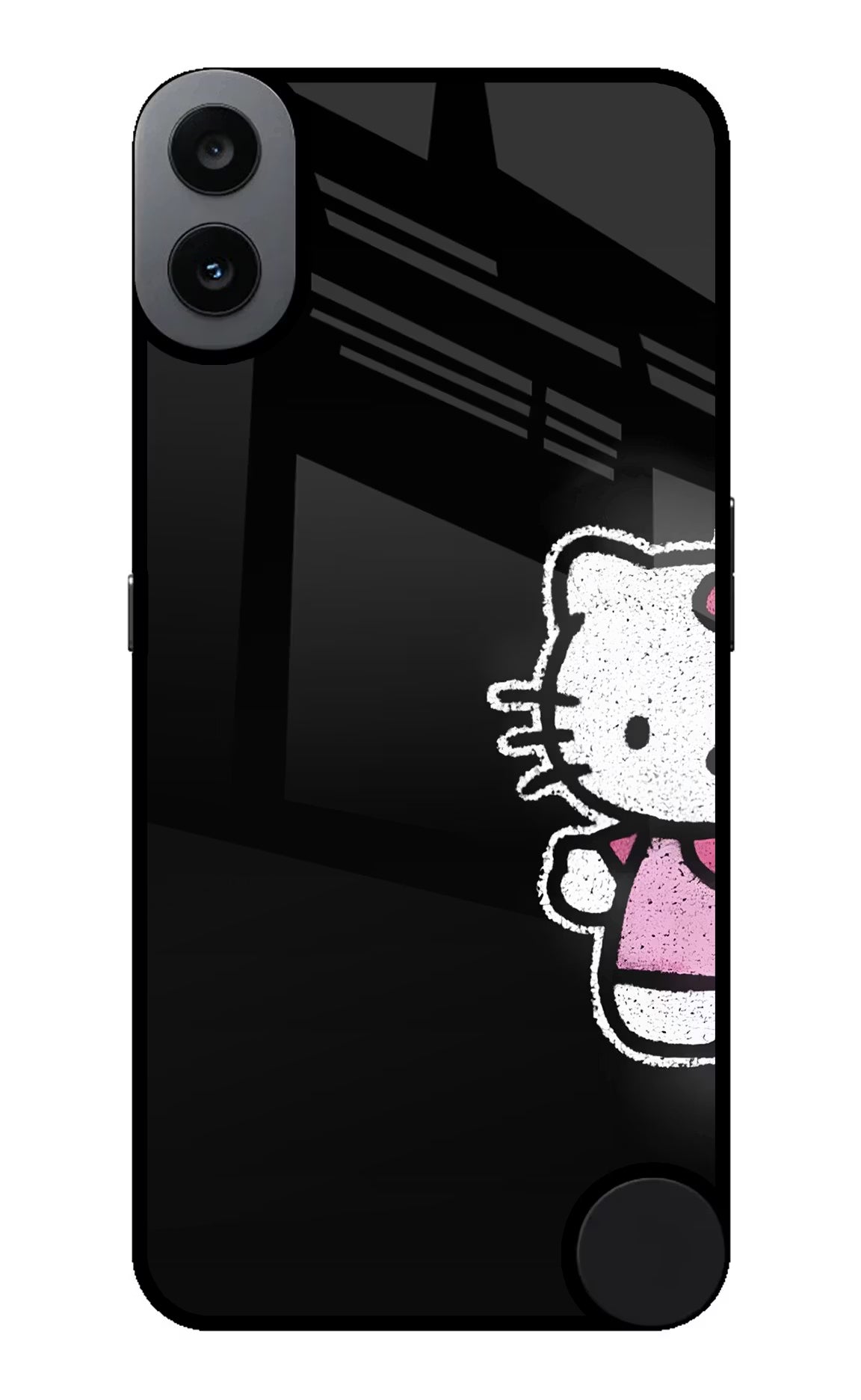 Kitty Charm CMF by Nothing Phone 1 Glass Case - Kitty Charm CMF by Nothing Phone 1 Glass Case Kitty Charm CMF by Nothing Phone 1 Glass Case