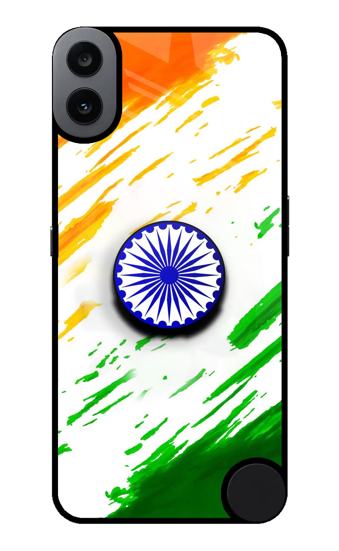 Indian Flag Ashoka Chakra CMF by Nothing Phone 1 Pop Case - Indian Flag Ashoka Chakra CMF by Nothing Phone 1 Pop Case by Casekaro Indian Flag Ashoka Chakra CMF by Nothing Phone 1 Pop Case by Casekaro